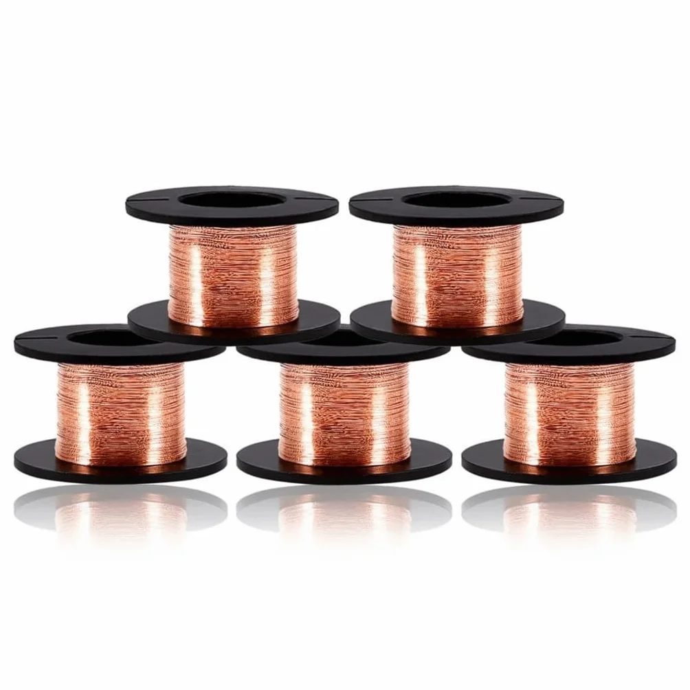 Alambre de Imán Esmaltado de Cobre 0.1mm 12m Reparación