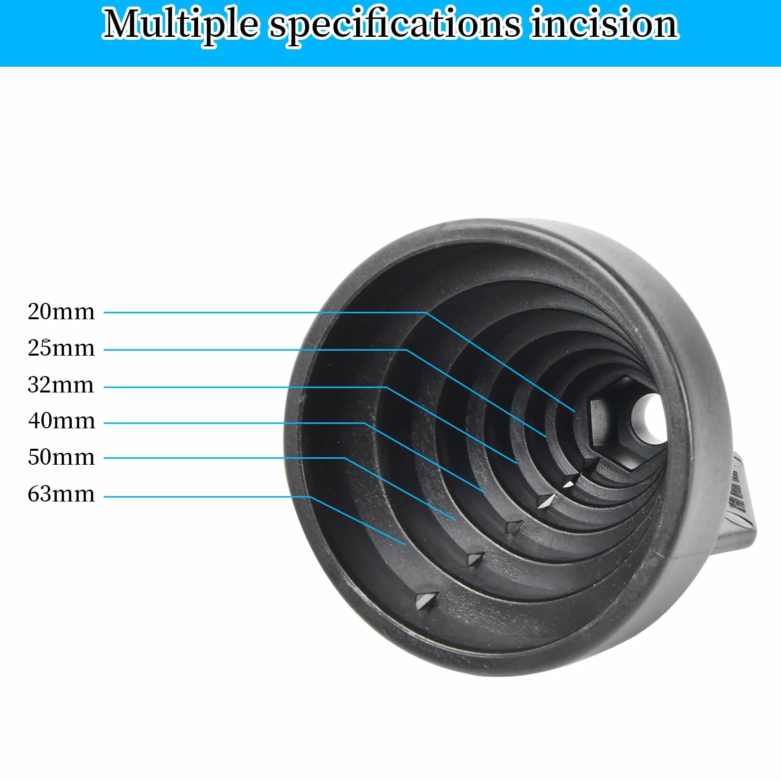 Herramienta De Biselado Para Tubos De Plástico, Desbarbado 20-63mm, Fresa Alto Rendimiento, Afilador Tubos PE, PVC, PP