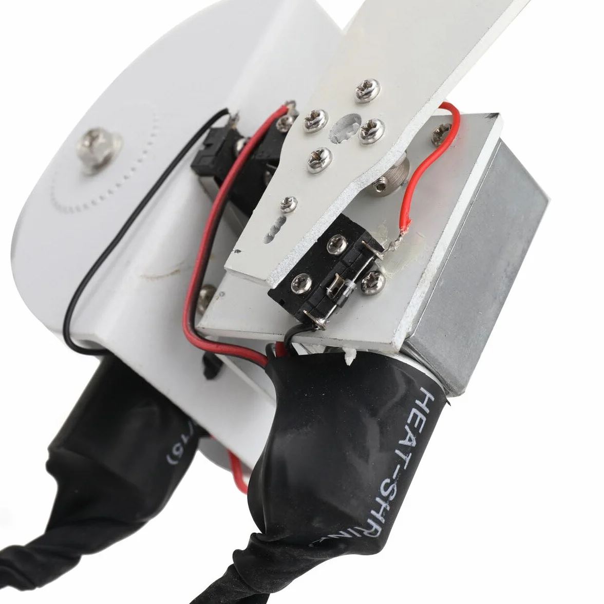 Bricolaje 30 W Dos ejes giratorio Cardán Solar Tracking Robot vigilancia alto par motor engranaje helicoidal