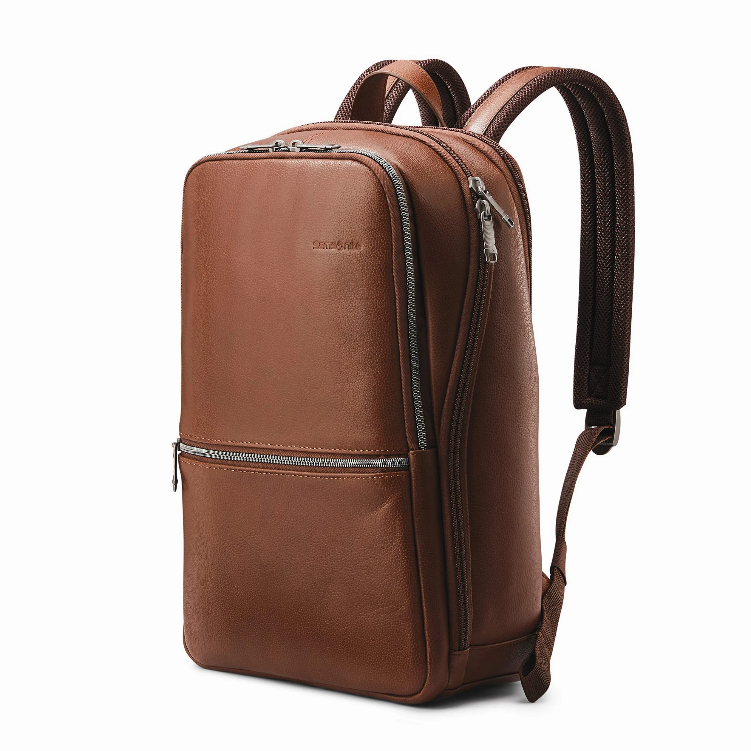 Samsonite Mochila para portátil unisex 126036, Talla única, Mochila clásica delgada de cuero