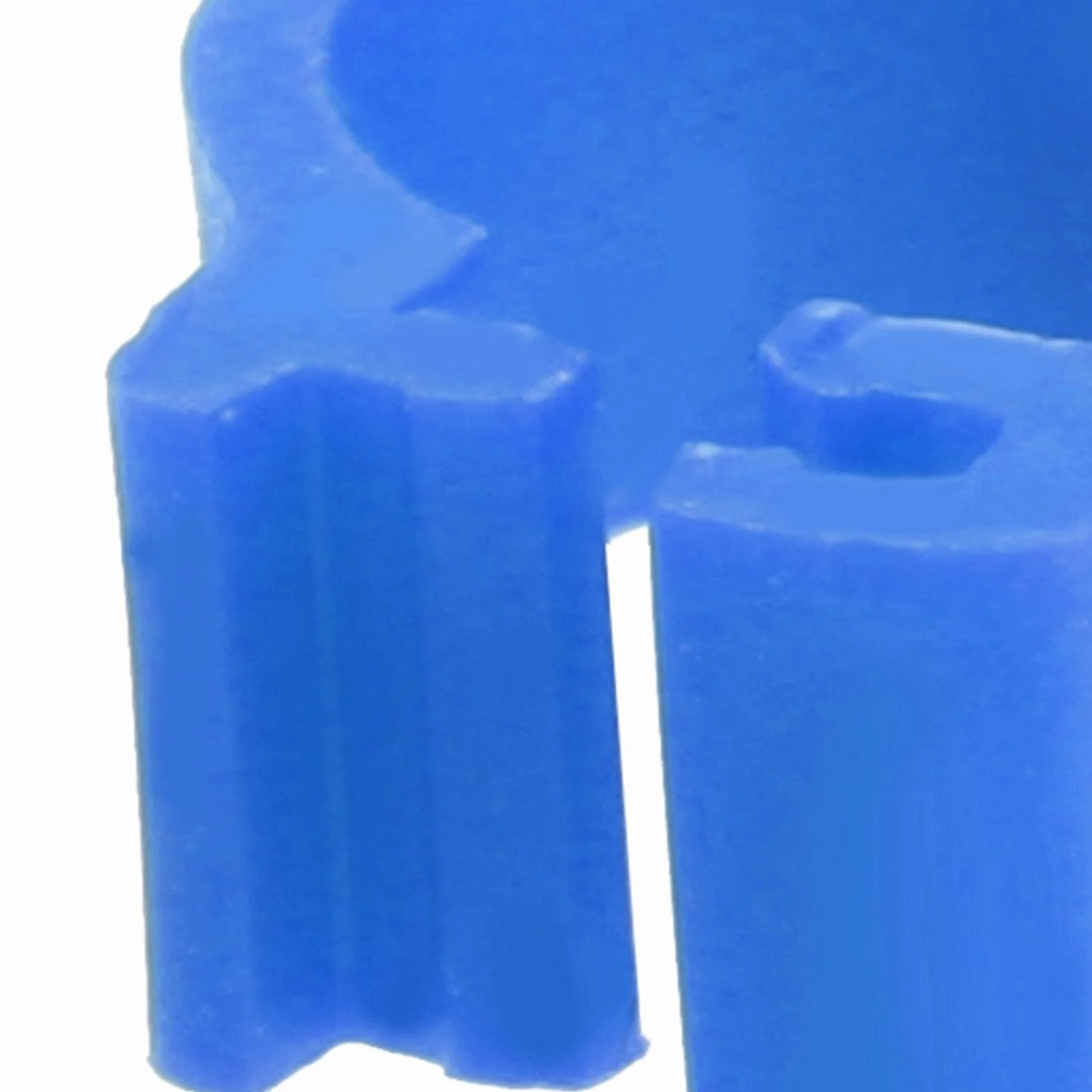 Plástico Anillos de Bandas de Paloma 8mm 100PCS Numerados 001-100 Azul