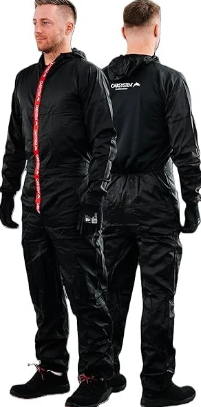 Coverall Black Suit - Traje de pintura lavable, color negro