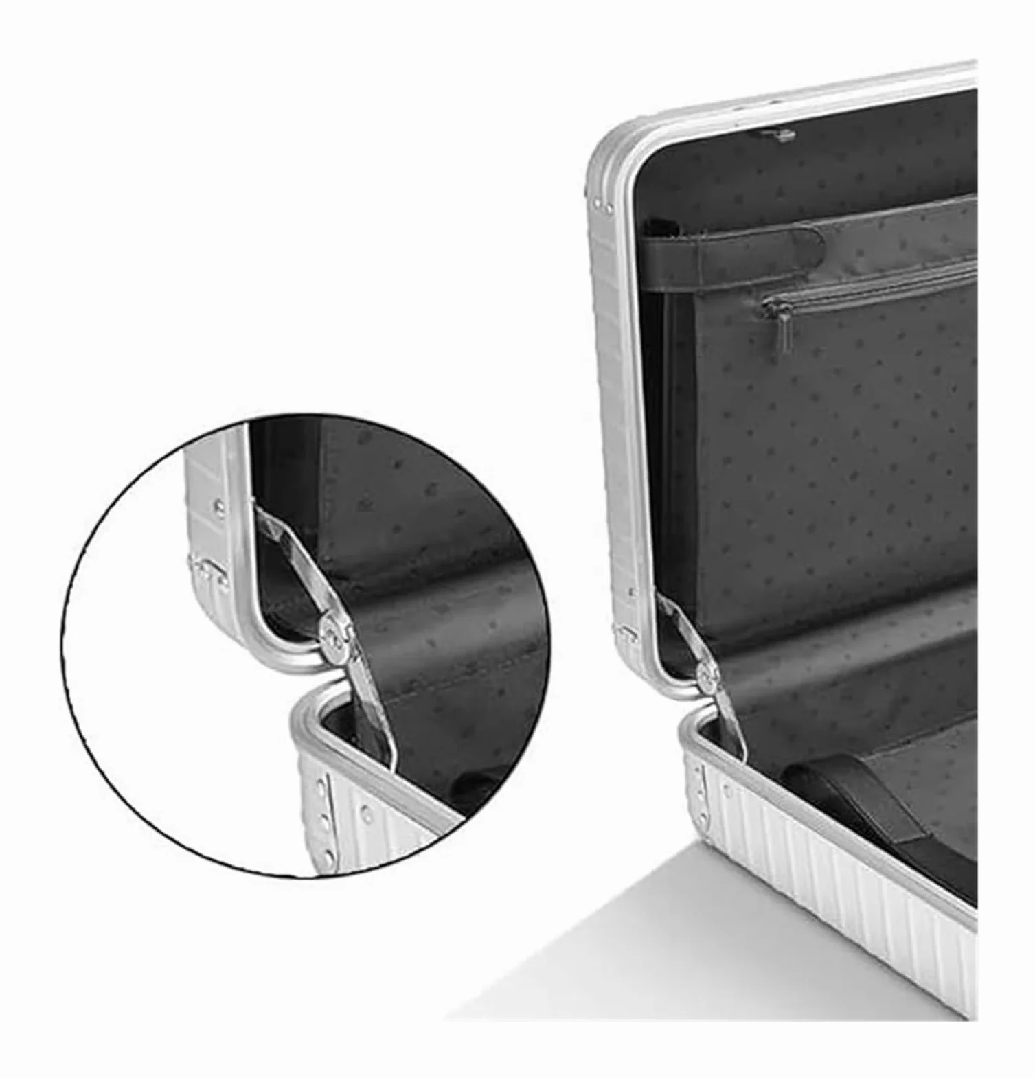 Maletín de aluminio, maletín para laptop de negocios con bloqueo de contraseña, caja de herramientas de equipo duradero para profesionales