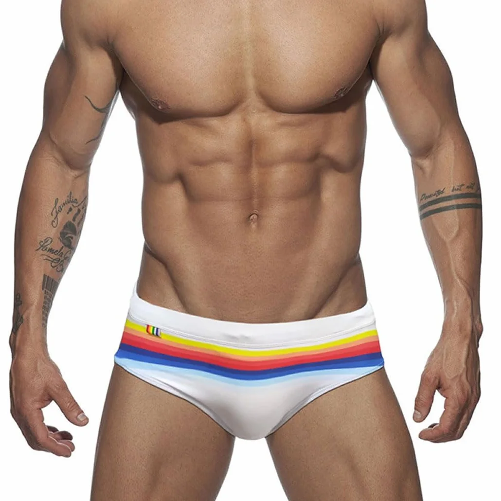 Bañador de Natación Slip para Hombre Bañadores Slip Hombre de Secado Rápido Bañador Natacion Hombre Slip para Playa Piscina Tamaño M-2XL YK2412