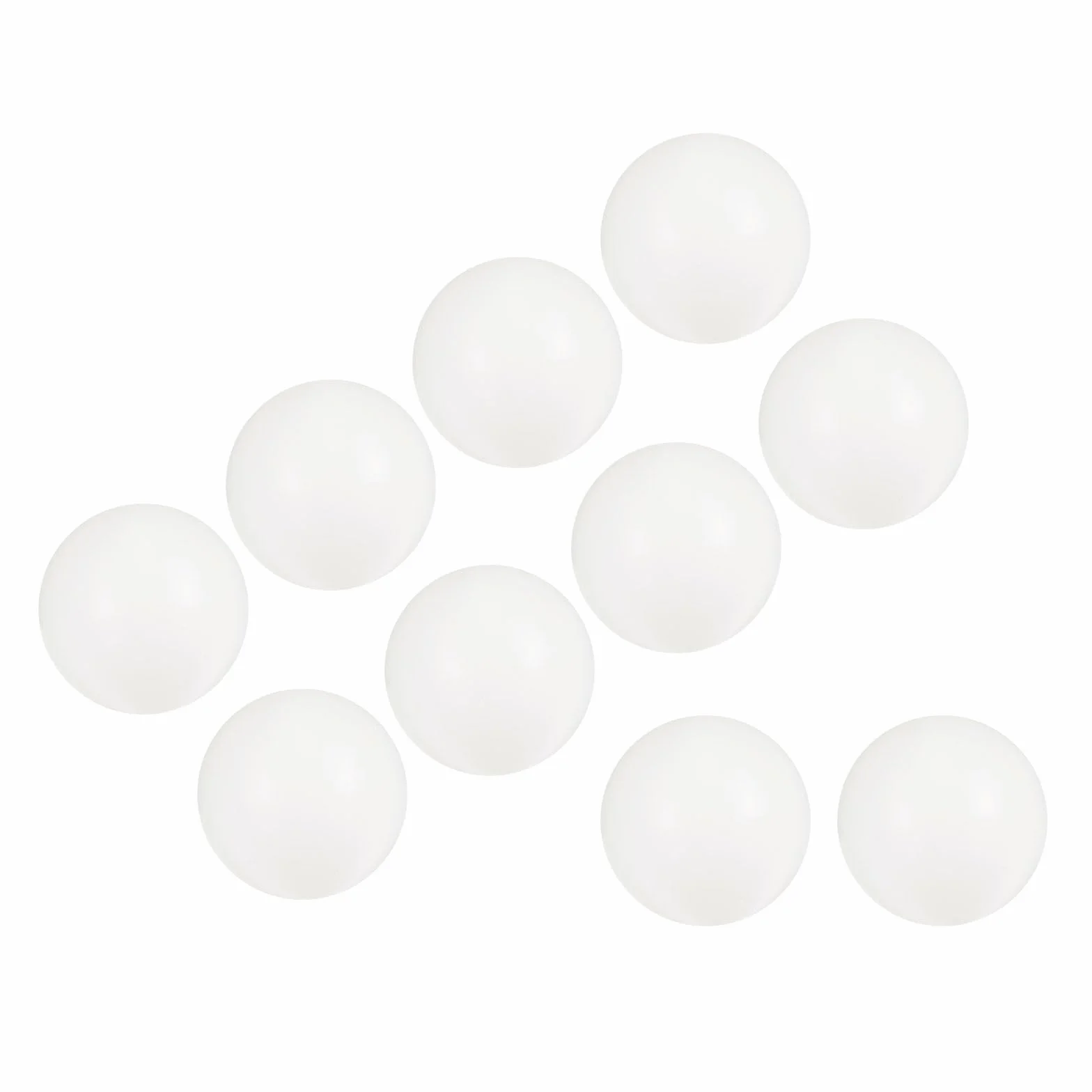 Bolas de Precisión Nylon PA 10mm - 10 Unidades para Rodamientos y Válvulas