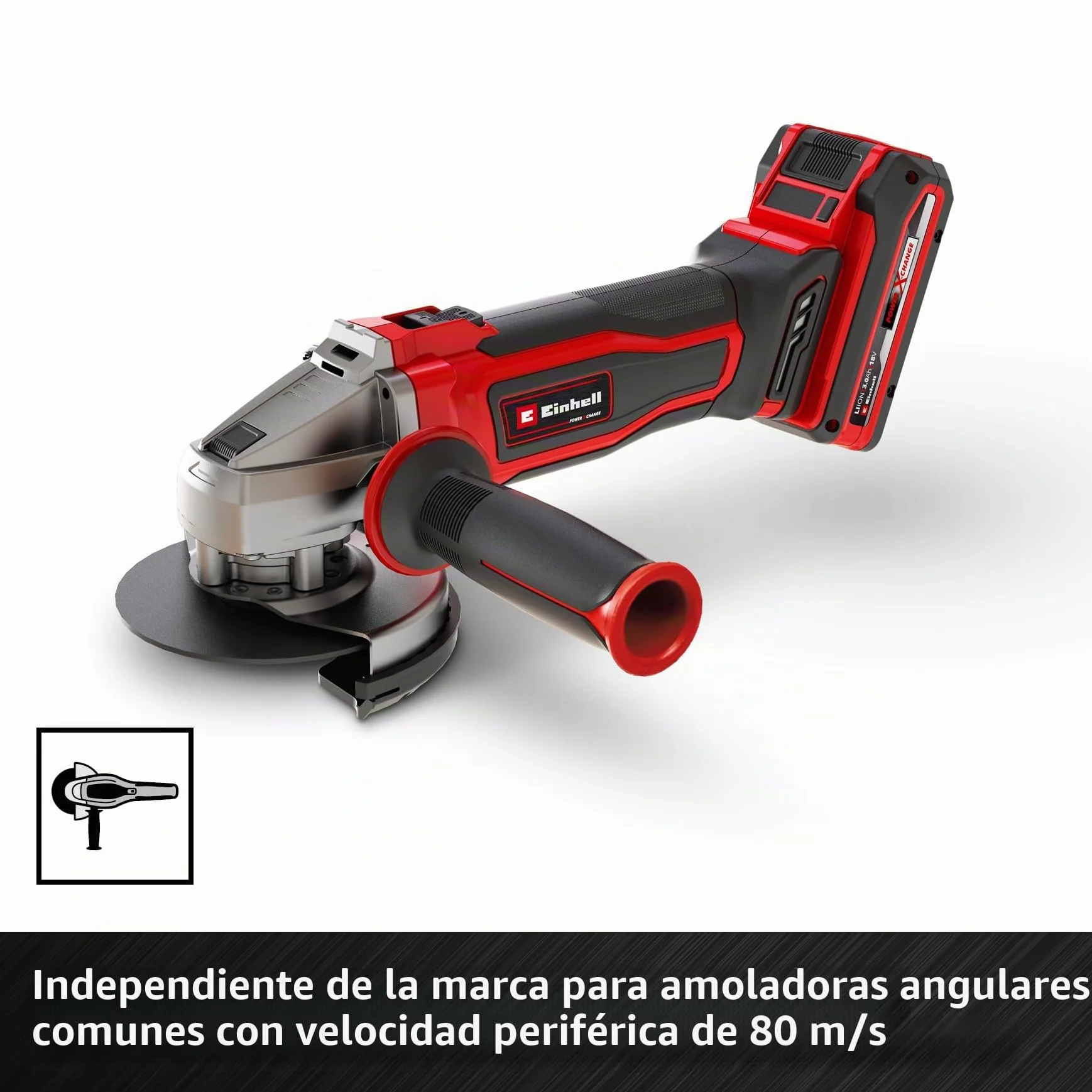Einhell Juego de 5 discos de corte de inox y metal 115 x 1 mm