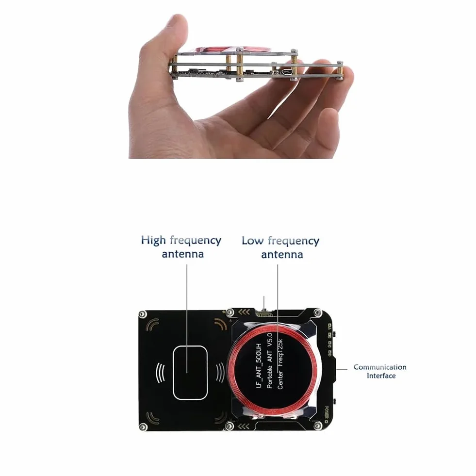 Proxmark3 512M Lector RFID IC/ID NFC 5.0 Copiador de Chips Kit Programación UID S50