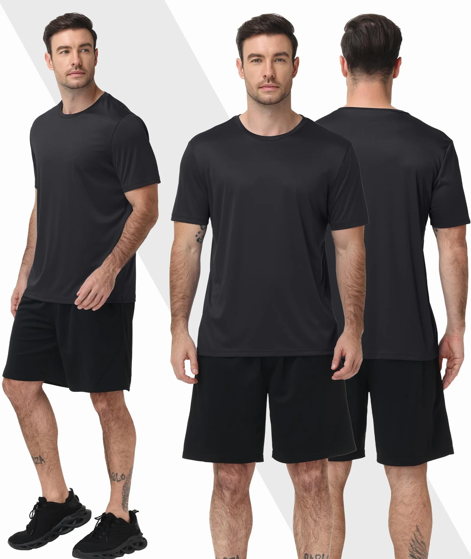 ZITY Rashguard UPF 50+ Manga Corta Hombre Deportes Acuáticos Secado Rápido Transpirable