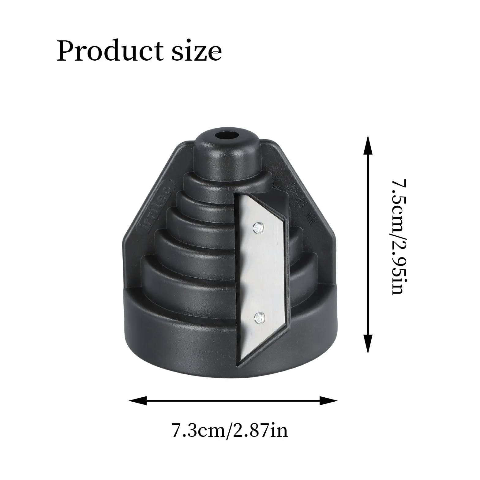 Herramienta De Biselado Para Tubos De Plástico, Desbarbado 20-63mm, Fresa Alto Rendimiento, Afilador Tubos PE, PVC, PP
