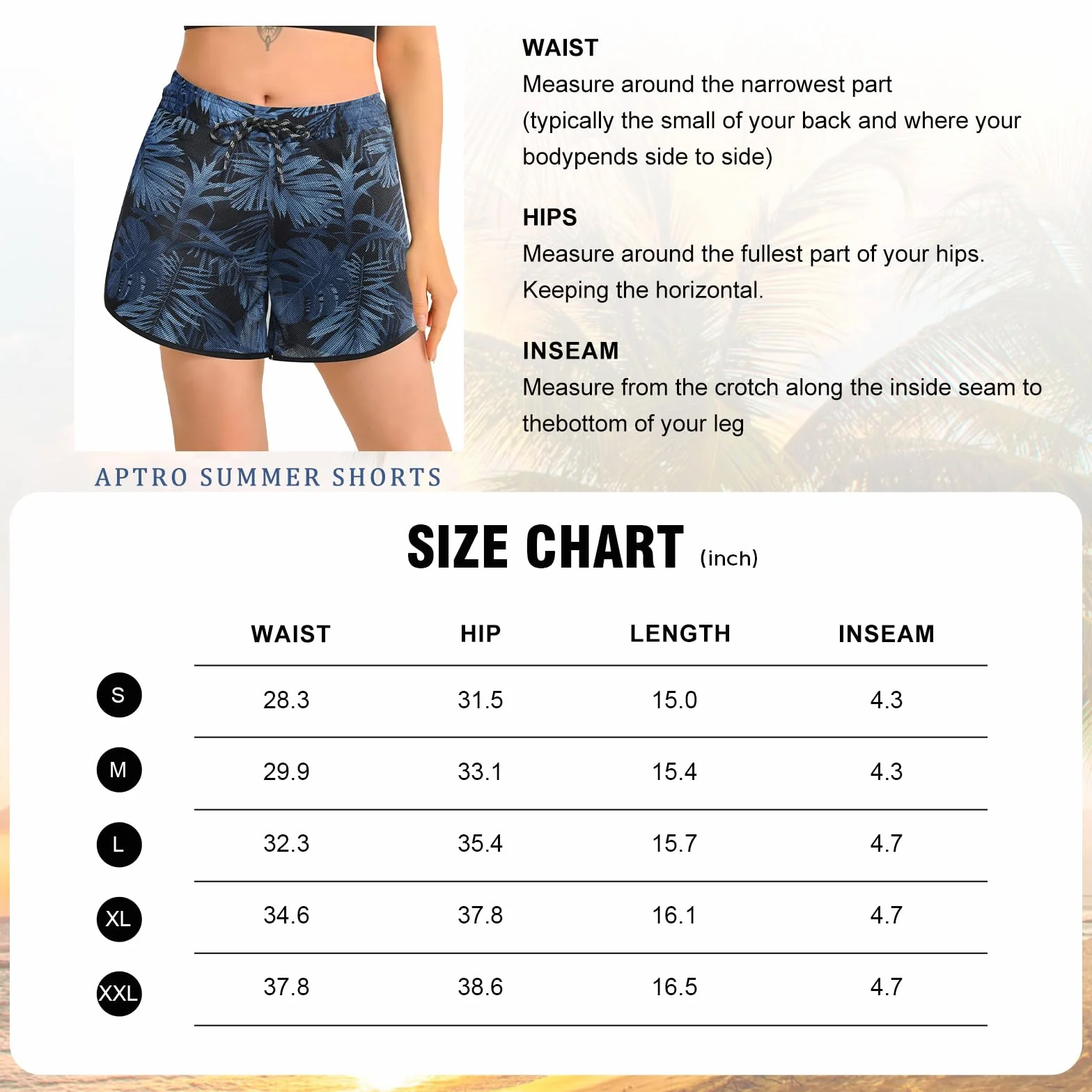 APTRO Pantalones Cortos Mujer,Bikini Deportivo Mujer Shorts de Protección UV para Playa,Tiempo Libre Yoga Verano Gimnasio