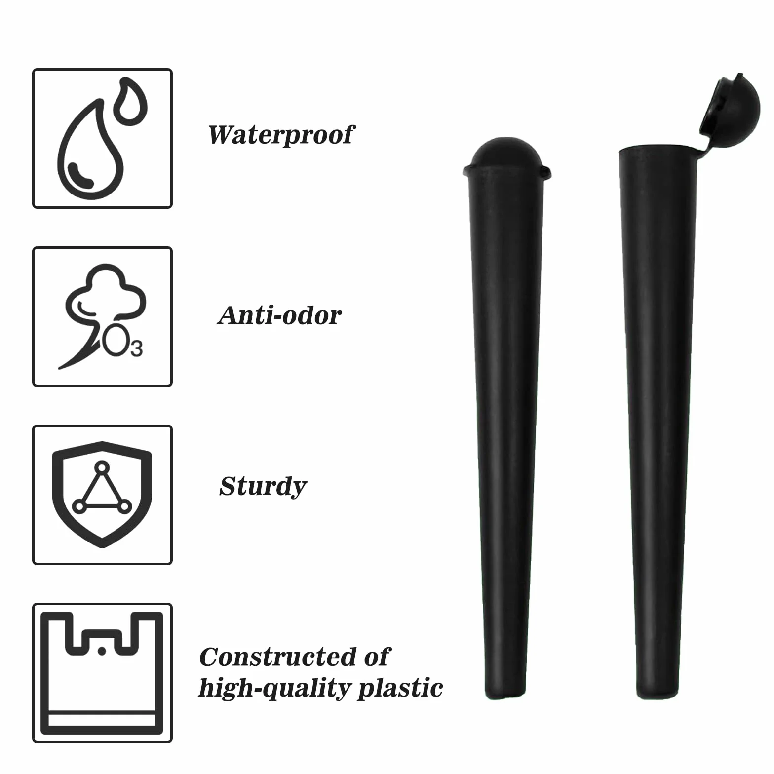 Tubo Guarda Porros 8pcs Plastic Joint Tubes