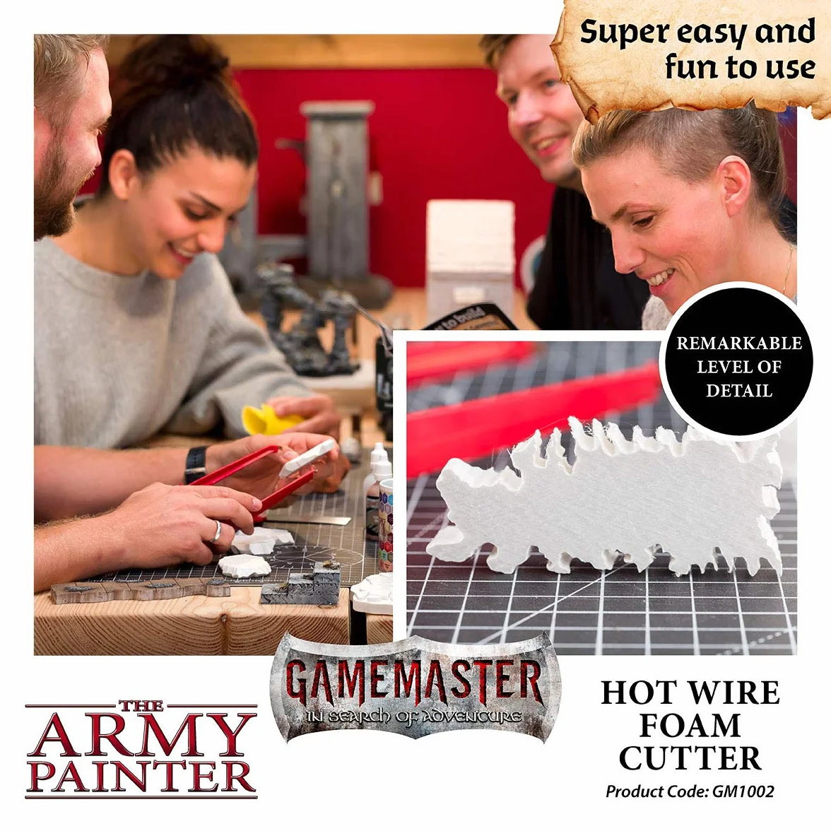 The Army Painter Gamemaster Cortador de Espuma Hot Wire para Tablas de Espuma Juegos de rol