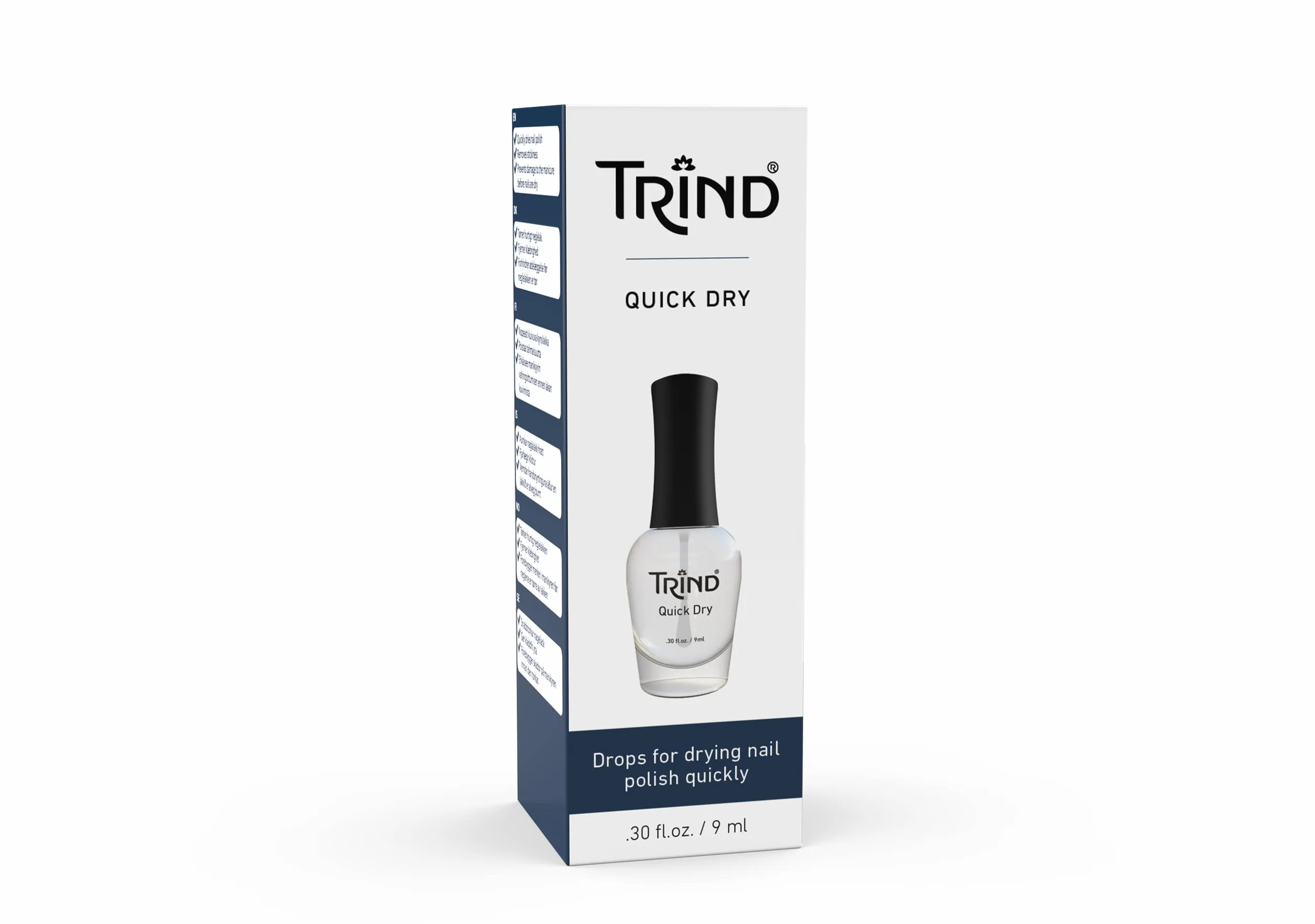 Trind Quick Dry profesional mejora rendimiento diseño funcional acabado fiable