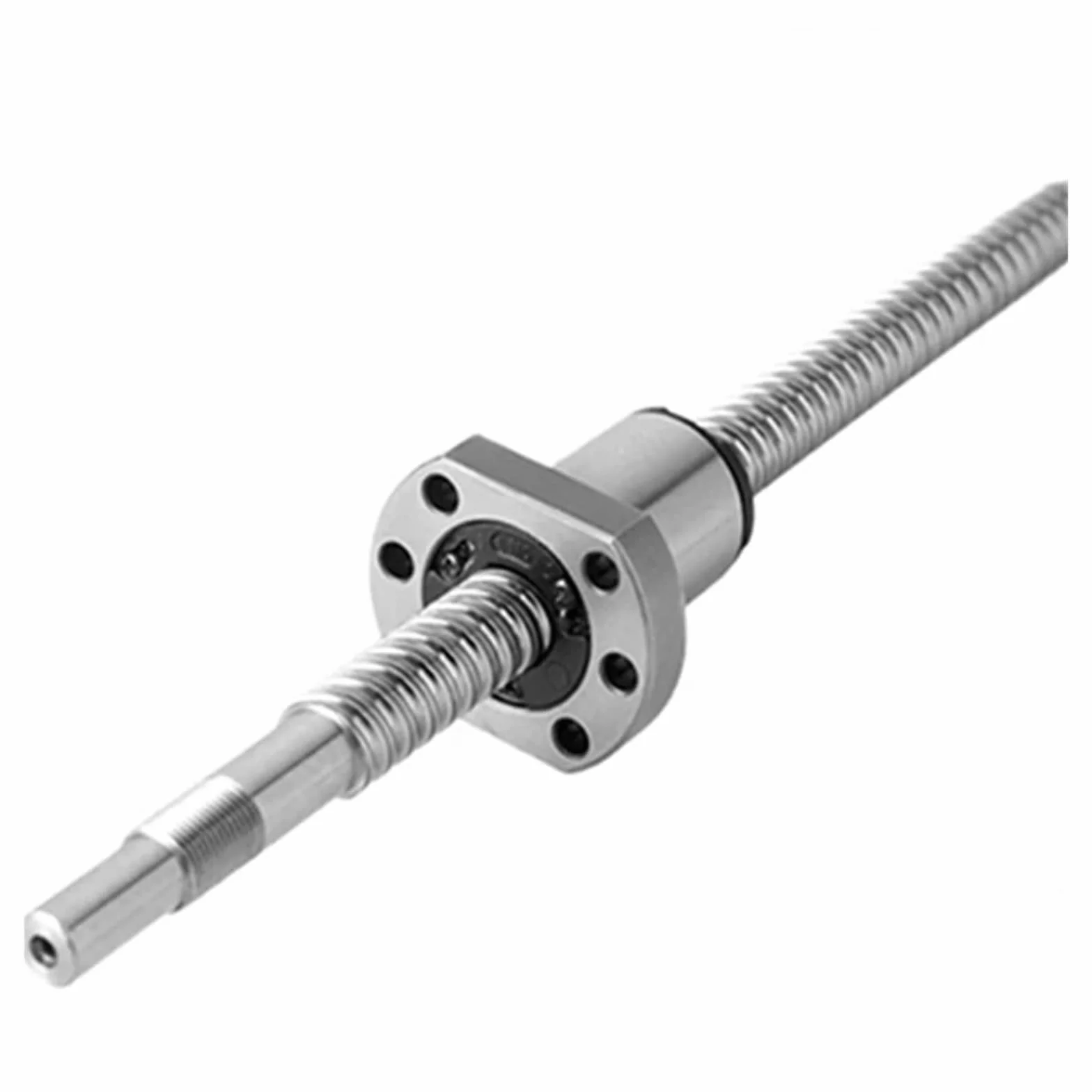 Máquina de control de husillo de bolas SFS1616 150mm-950mm C7 con tuerca simple de brida 1616 500mm