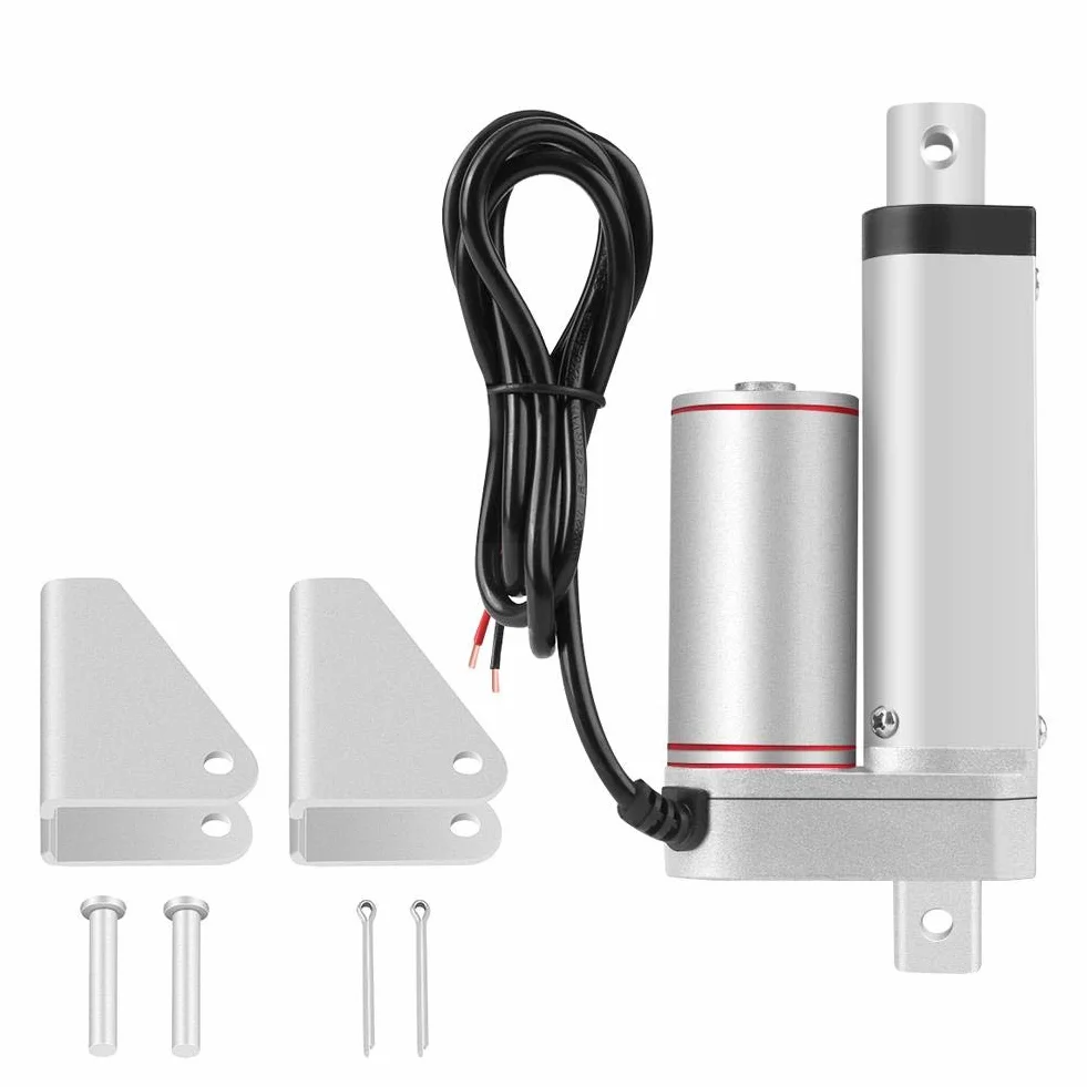 Actuador lineal 220V 50mm carrera 750N motor eléctrico CC resistente al agua alta carga