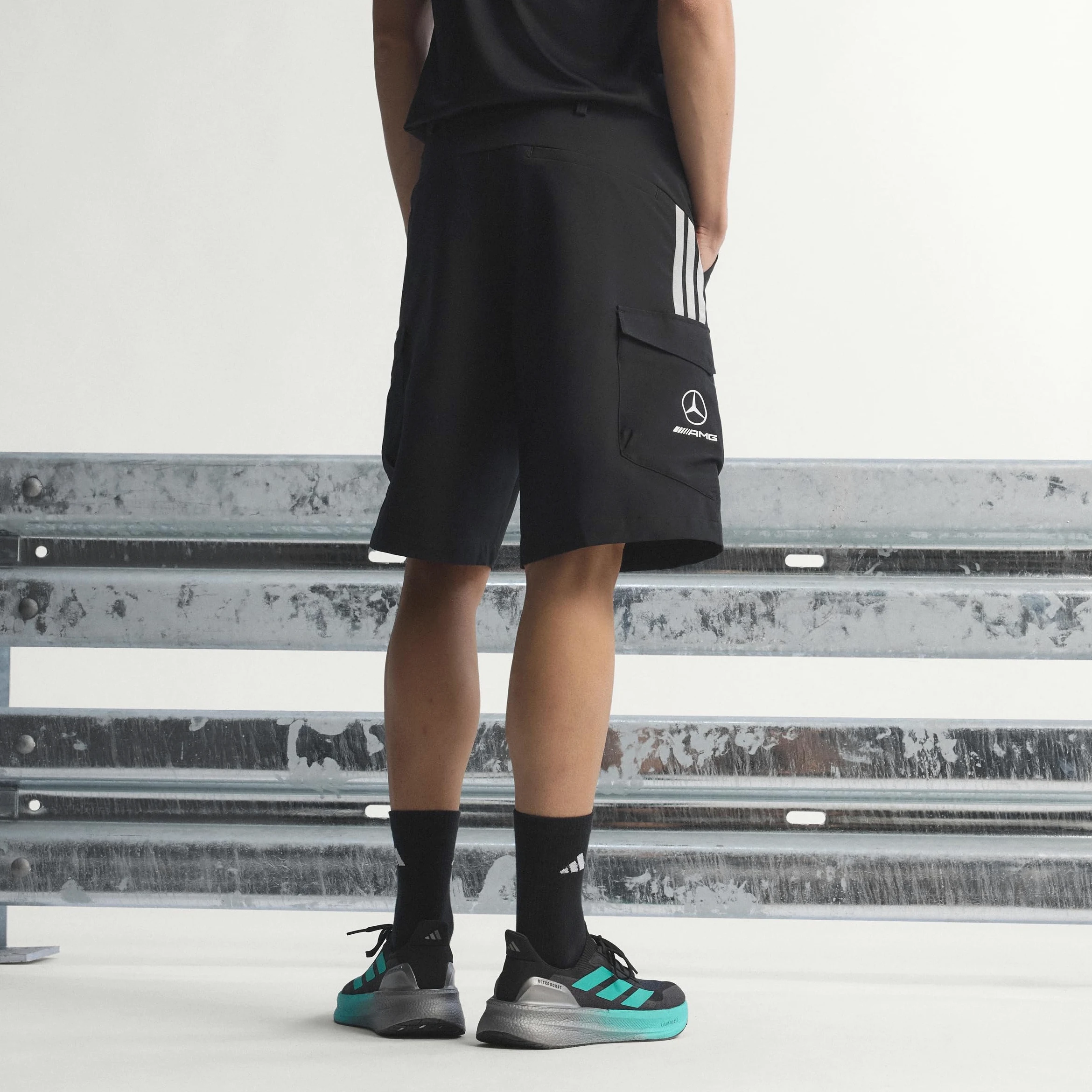 adidas Mercedes - Amg Petronas Formula 1 Team Mechanics Short - Pantalones Cortos Hombre