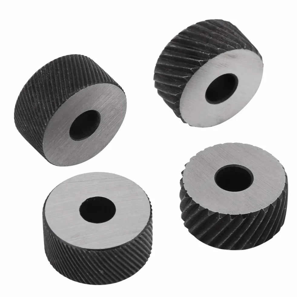 Juego de Moleteado de Doble Rueda, Acero Ajustable, 0.8mm/1.2mm Ruedas Lineales