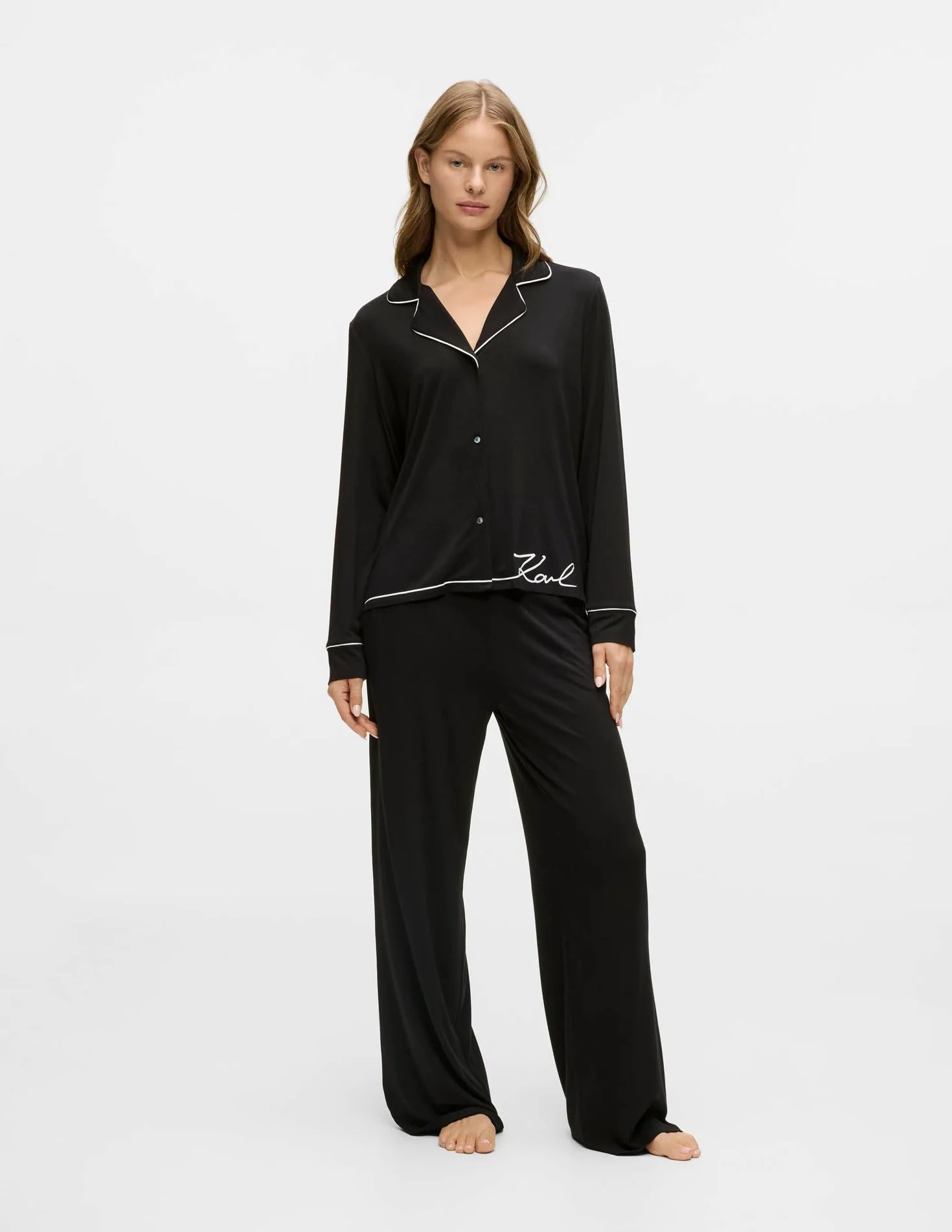 KARL LAGERFELD Conjunto de pijama largo Signature