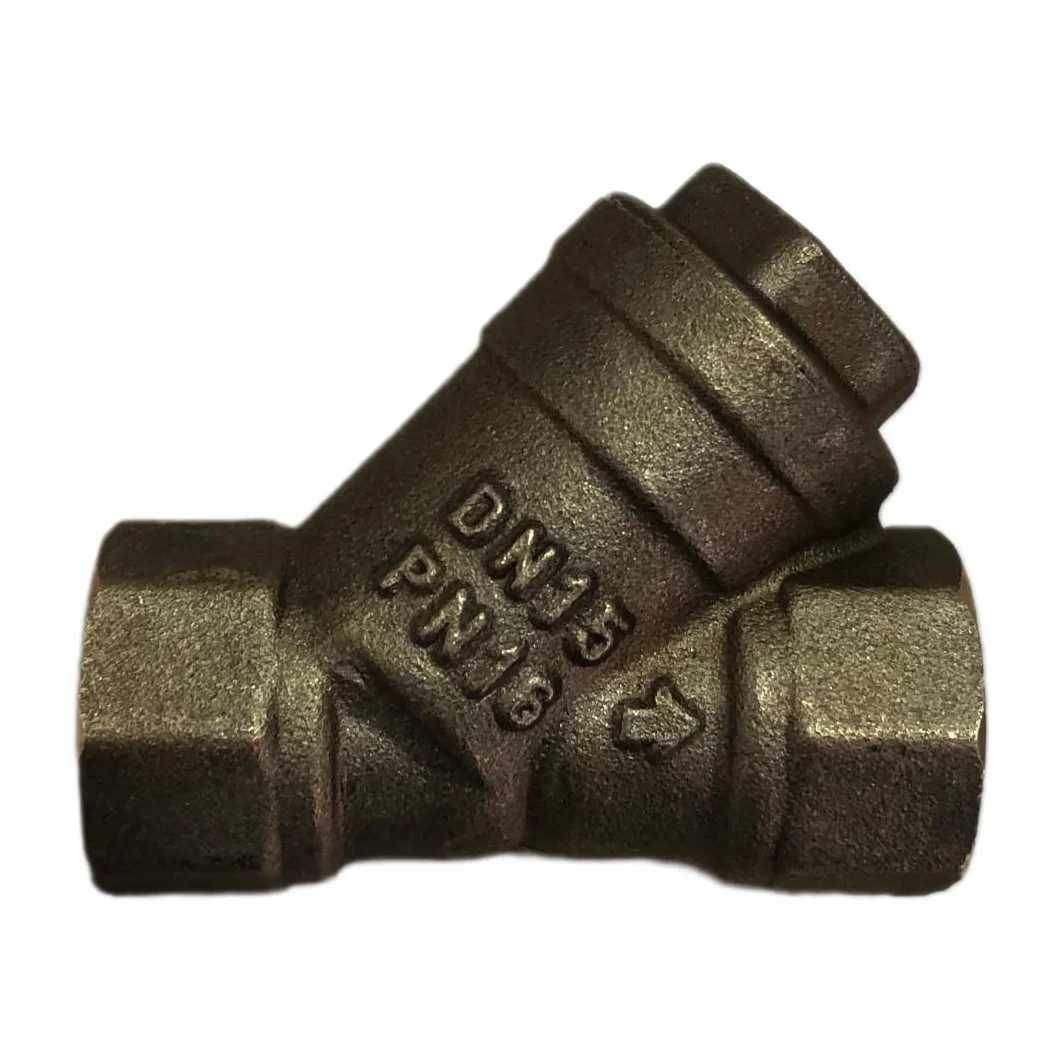 Filtro Colador de Latón Rosca Hembra 1/2" Malla Acero Inoxidable