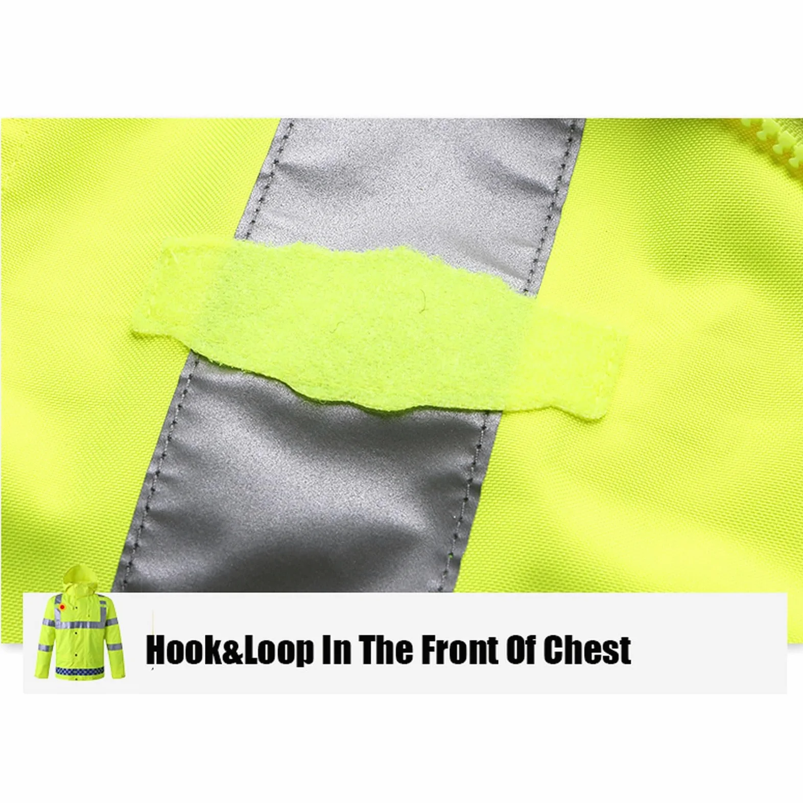 Chaqueta reflectante de alta visibilidad for hombre, chaqueta advertencia tráfico for trabajo al aire libre, abrigo seguridad impermeable