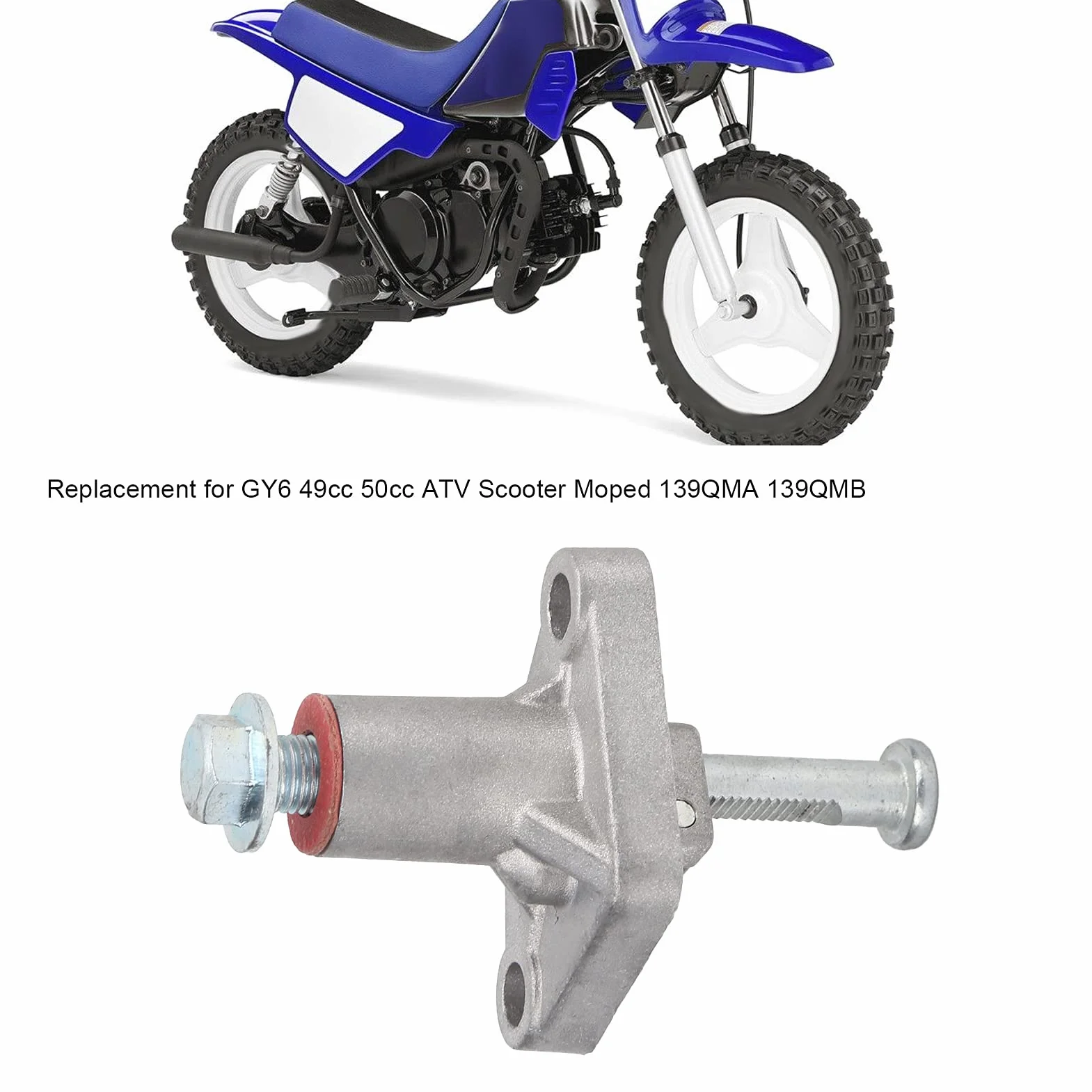 Tensor de cadena de distribución para ciclomotor GY6 49cc 50cc ATV Scooter 139QMA 139QMB