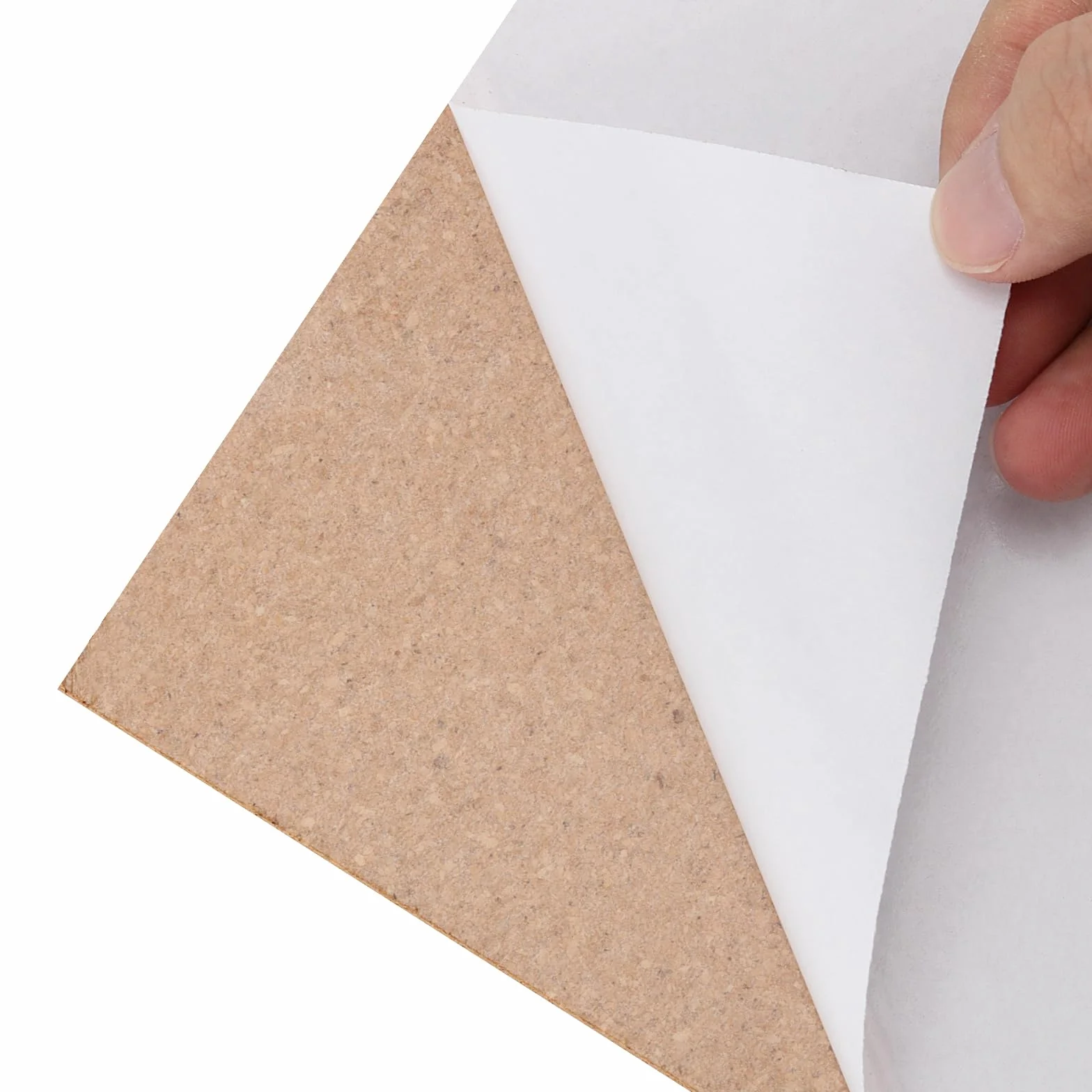 Placas de Corcho Autoadhesivas 30x30 cm 6 mm - Tablero de Corcho para Pared, Tablón de Anuncios
