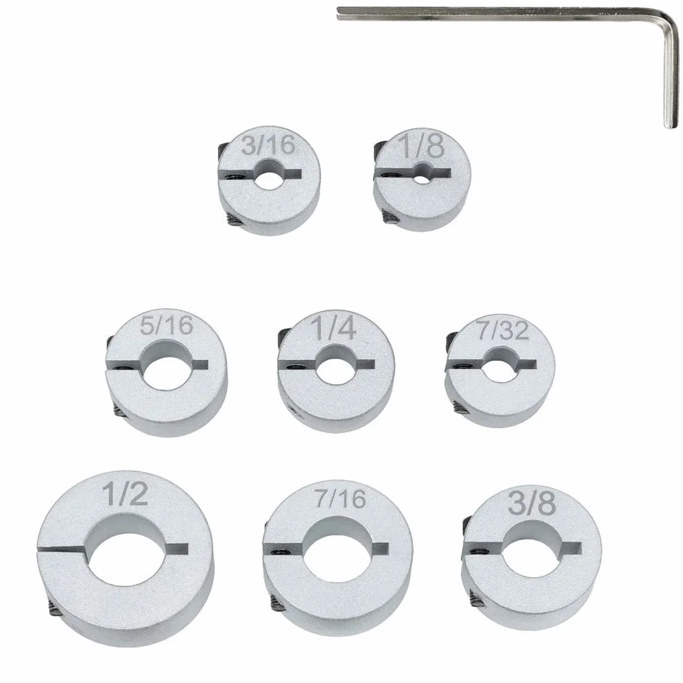 Rueda de polea de aluminio de 5 pasos con correa trapezoidal para taladro de sobremesa, eje 14 mm o 22 mm