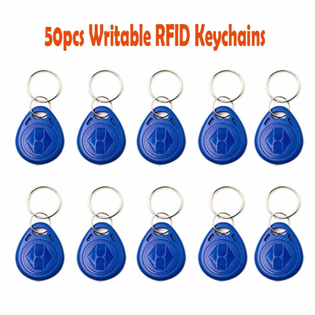 YAVIS 50 Piezas Llaveros RFID T5577 EM4305 Tarjetas Copiadora 125KHz Control de Acceso