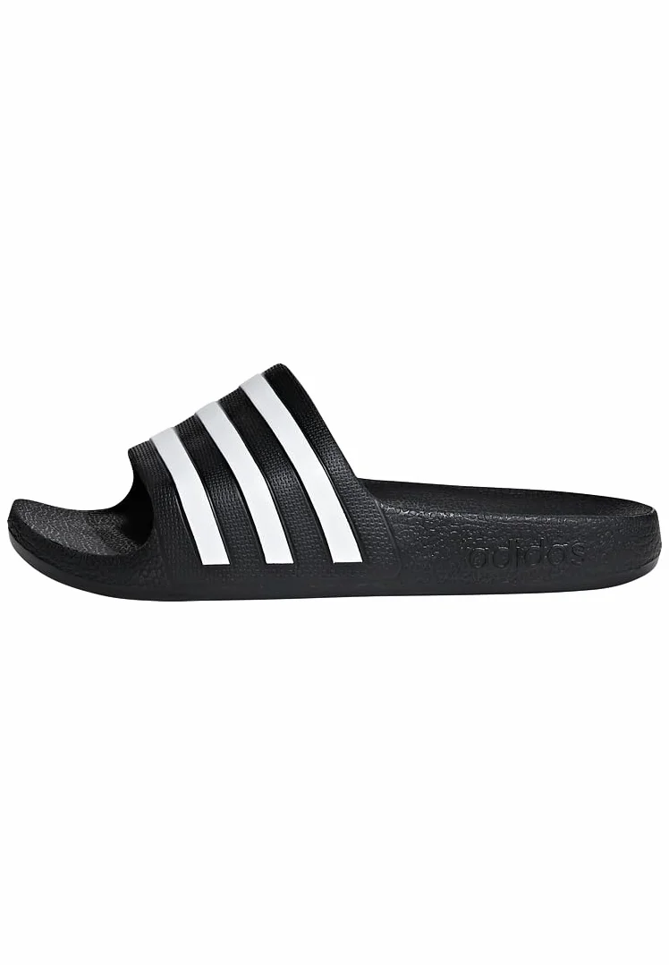 adidas Unisex niños Adilette Aqua Slides Kids, Core Black / Cloud White / Core Black, 37 EU