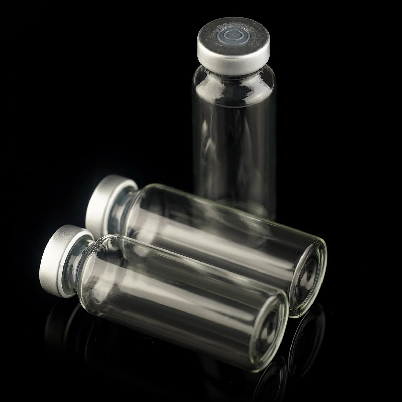 Viales de muestra sellados de vidrio transparente 10 ml 50 unidades