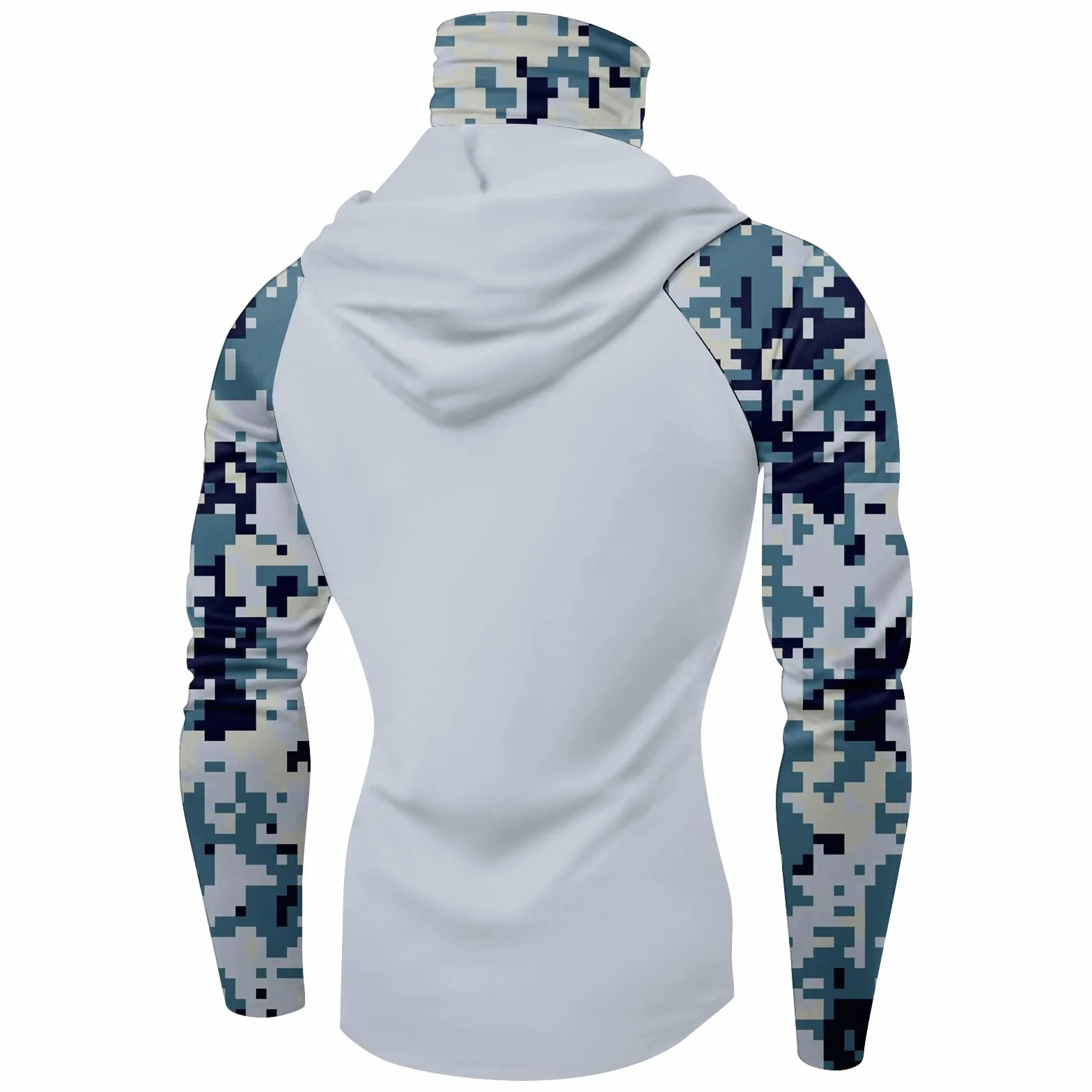 Camiseta Protector Solar UV Hombre Capucha Secado Rápido