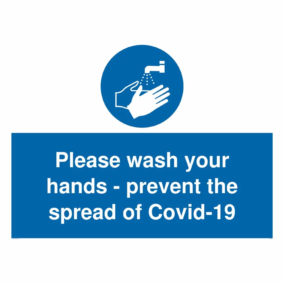 Por favor, lávate las manos, evita la propagación de Covid-19