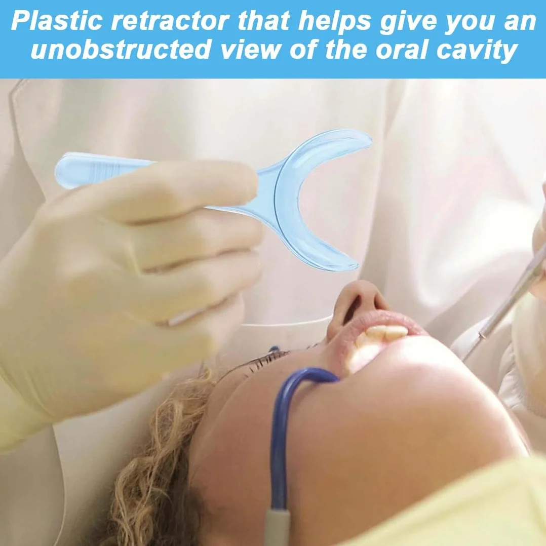Retractor Dental Boca Mejilla Labio 8 Piezas Abridor Intraoral Doble Cabeza