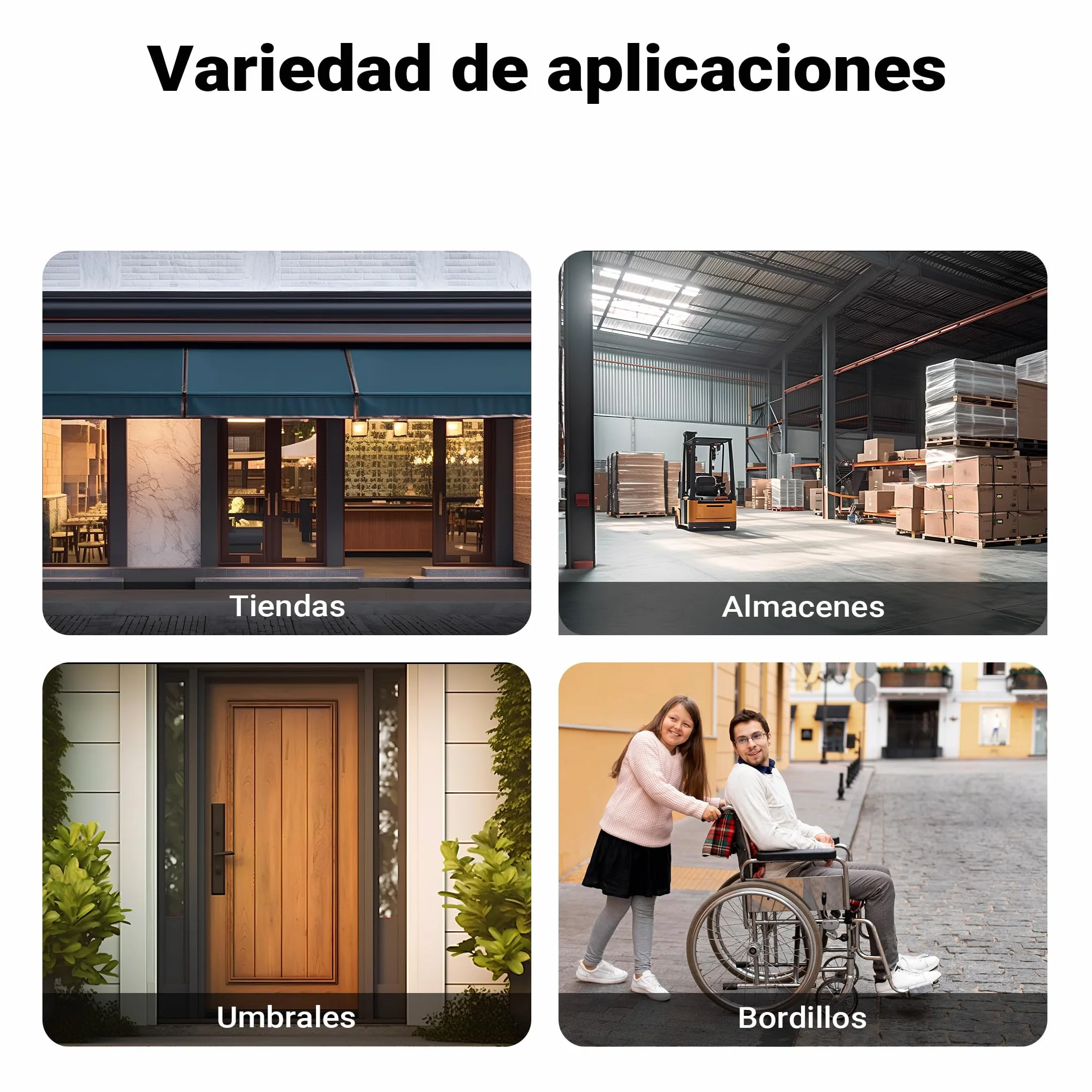 Wiltec Rampa de goma 1100 x 406 x 50 mm 50 toneladas antideslizante reflectante