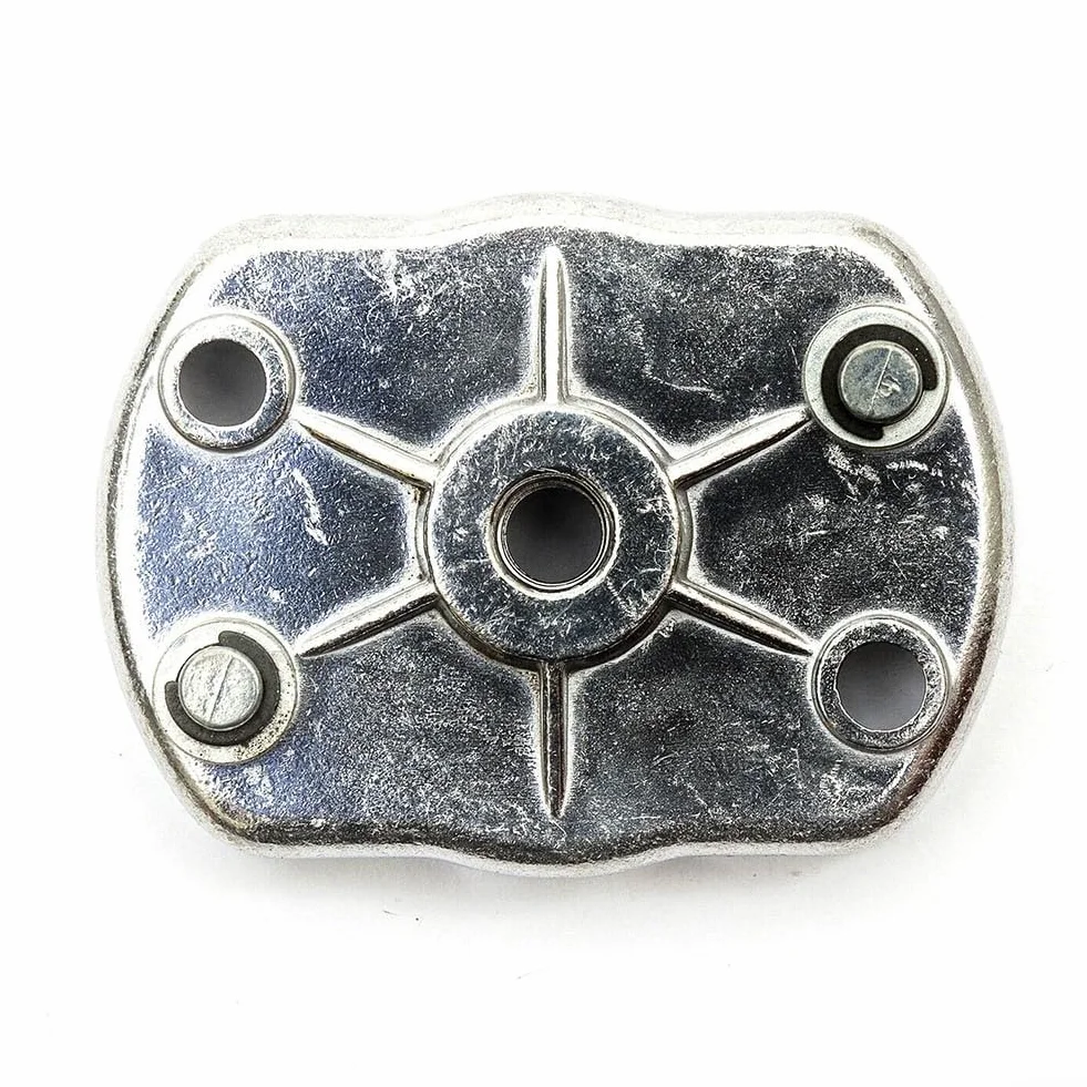 Trinquete de metal plateado con clips de retorno dobles para motores de maquinaria de jardín