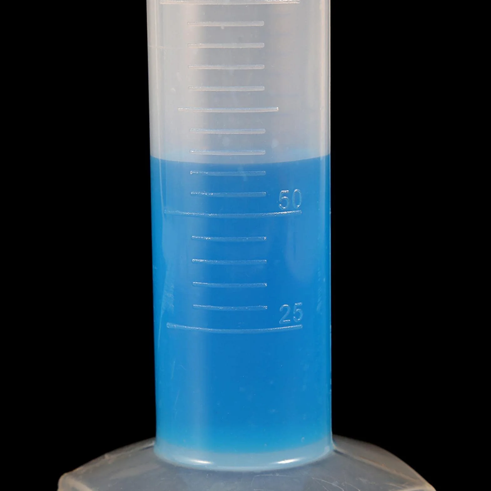 Probeta medidora de plástico transparente 250 ml