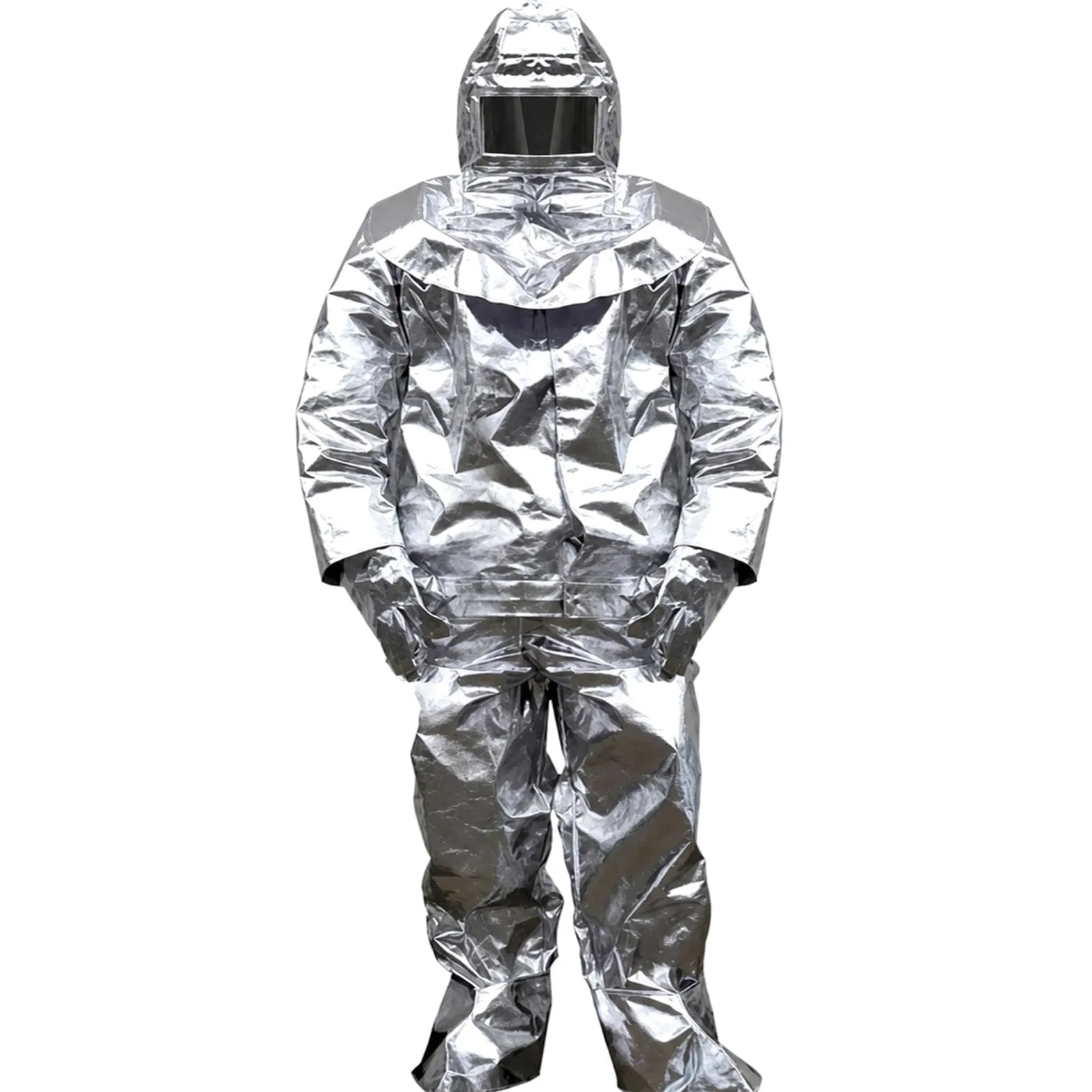 Traje Protección contra Incendios, Uniforme Bombero Resistente A Altas Temperaturas para Plantas Químicas Y contra Incendios