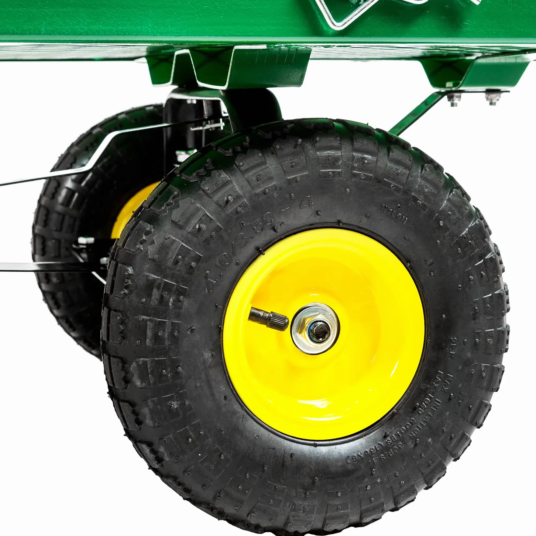 Tectake 401418 Carrito de Transporte con Bandeja 550kg Metal 114x52x65 cm