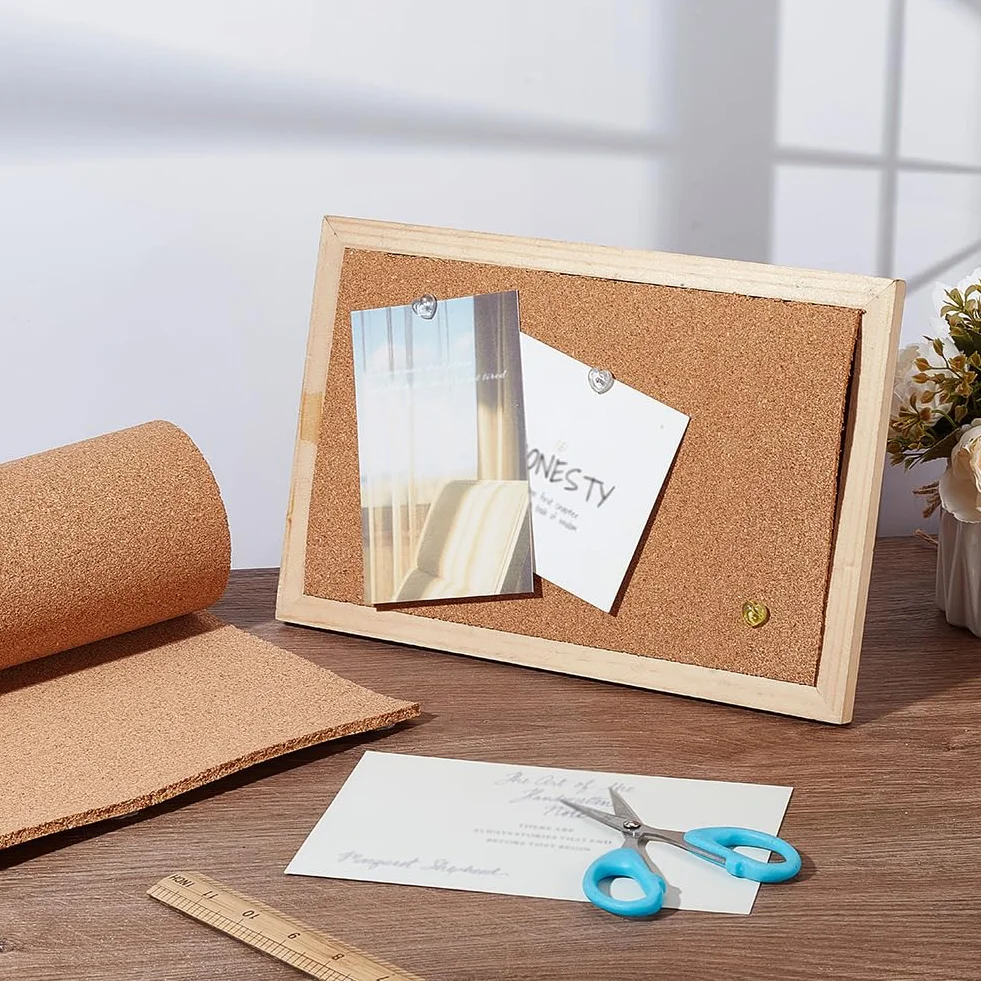 OLYCRAFT Tablero de Corcho Grande Natural 1.2m x 30cm 6mm Rollo Multiusos