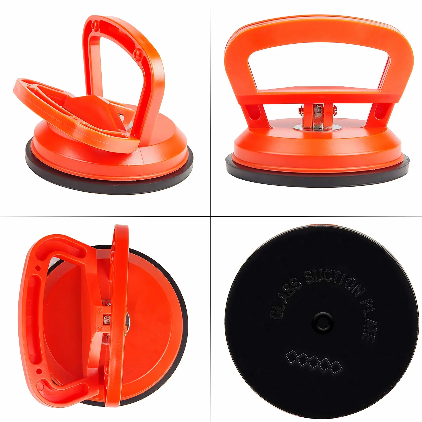 Ventosa para Cristal 118mm 50kg EXLECO Ventosa Coche Abolladuras Naranja