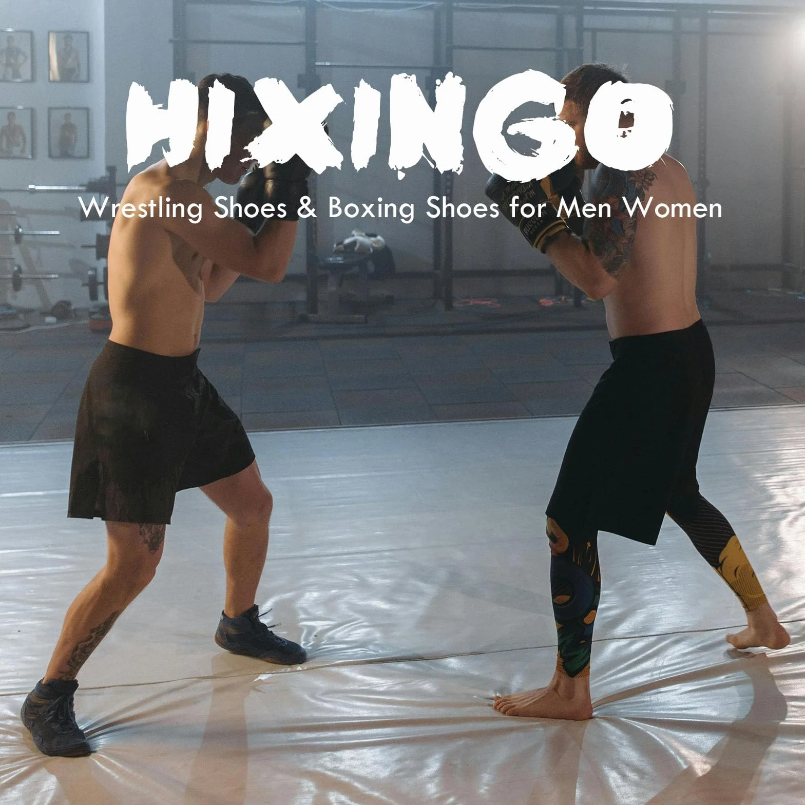 Zapatos de Boxeo Hixingo para Hombre Mujer 36-45, Zapatillas de Lucha con Suela de Goma Antideslizante