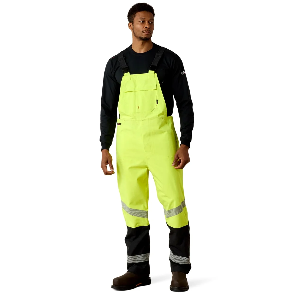 ARIAT Baberos de Advertencia, Resistente Al Agua Jeans para Hombre