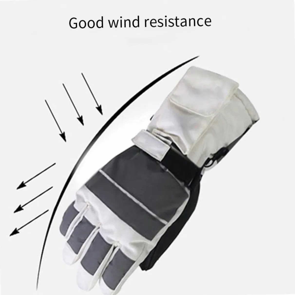 CHEWYNP Guantes térmicos de Invierno para Hombres y Mujeres - Guantes Impermeables para Pantalla táctil Guantes térmicos Antideslizantes para Senderismo Patinaje Esquí Snowboard Ciclismo y