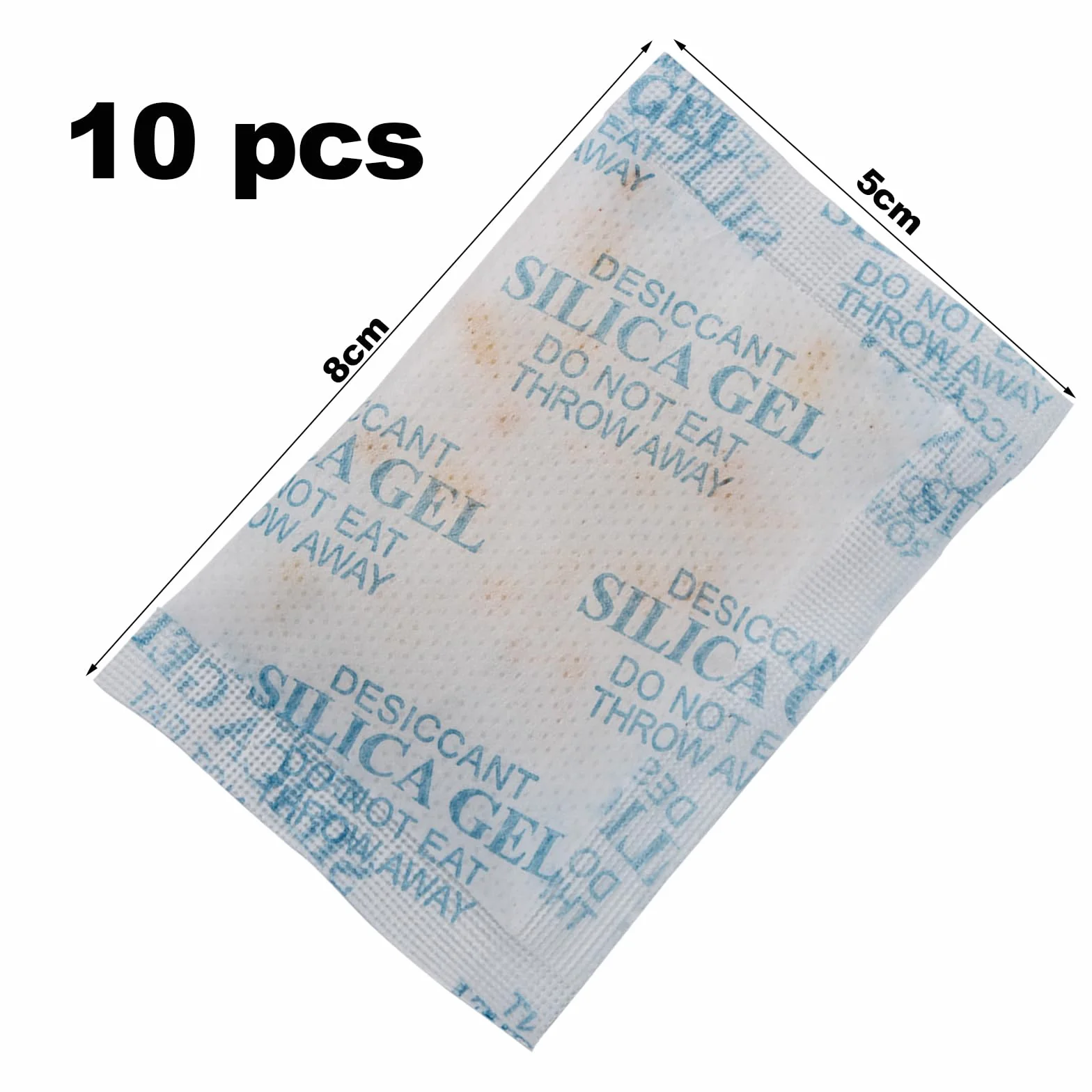 Silica Gel Bolsitas 10×10g Paquete Antihumedad Armarios Ropa