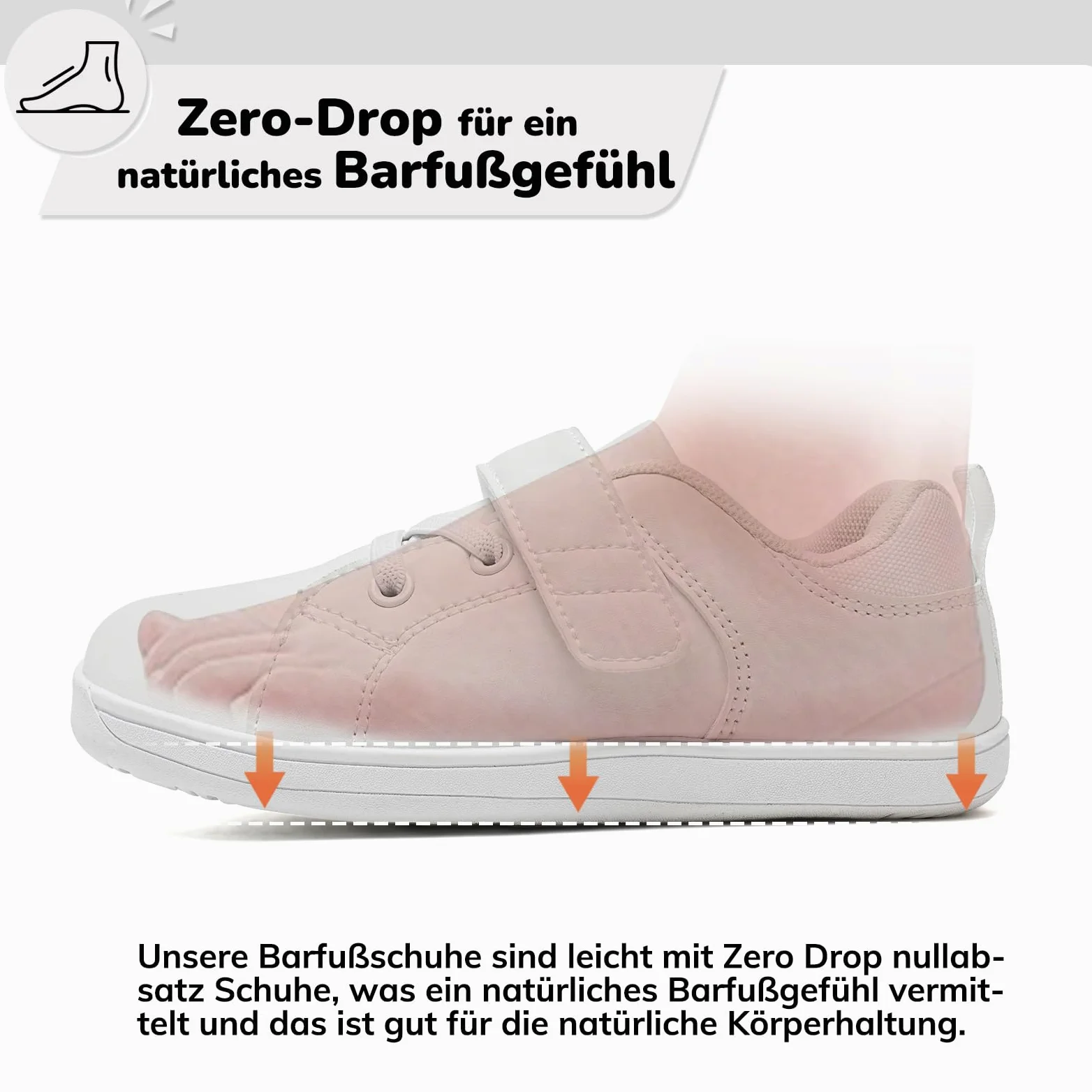 Calzado Descalzos Niños Niñas Amplia para Barefoot Exterior Interio Ligeros y Deporte Transpirables Zapatillas de Trail Minimalistas