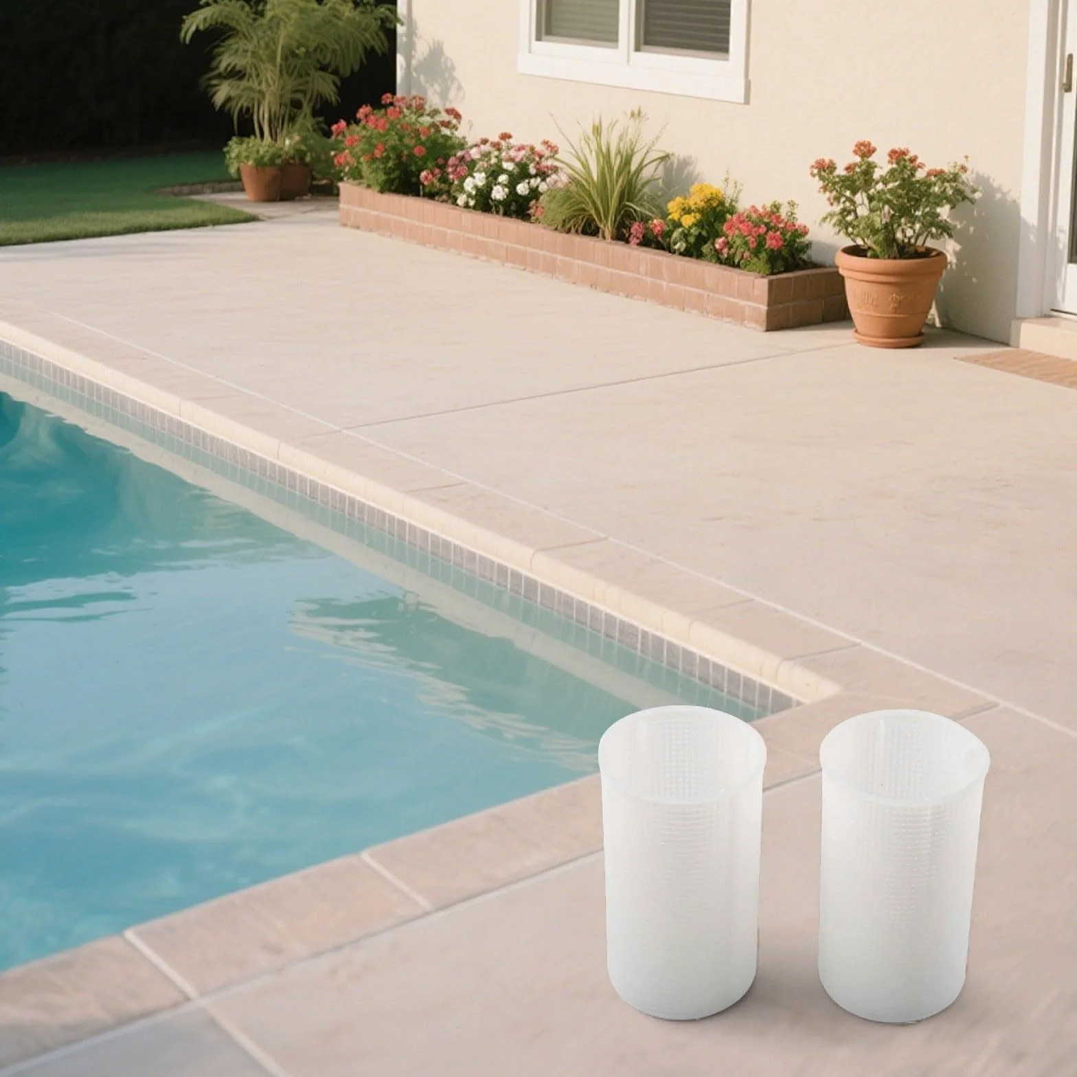 Tamiz de succión ABS para prefiltro de Bomba de Piscina SPS25 SPS50 SPS75 SPS100, Cesta de Filtro de Repuesto, 2 Piezas