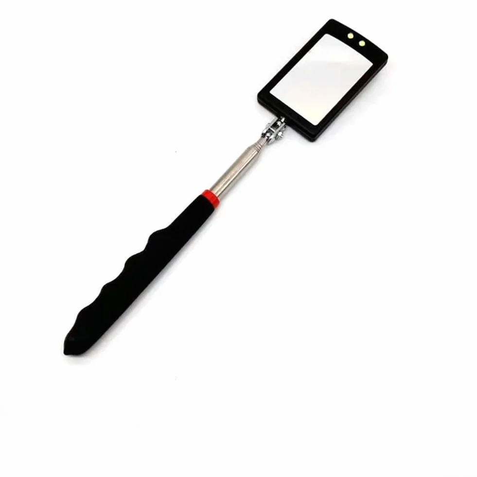 Espejo plegable con luces LED para dentistas y mecánicos