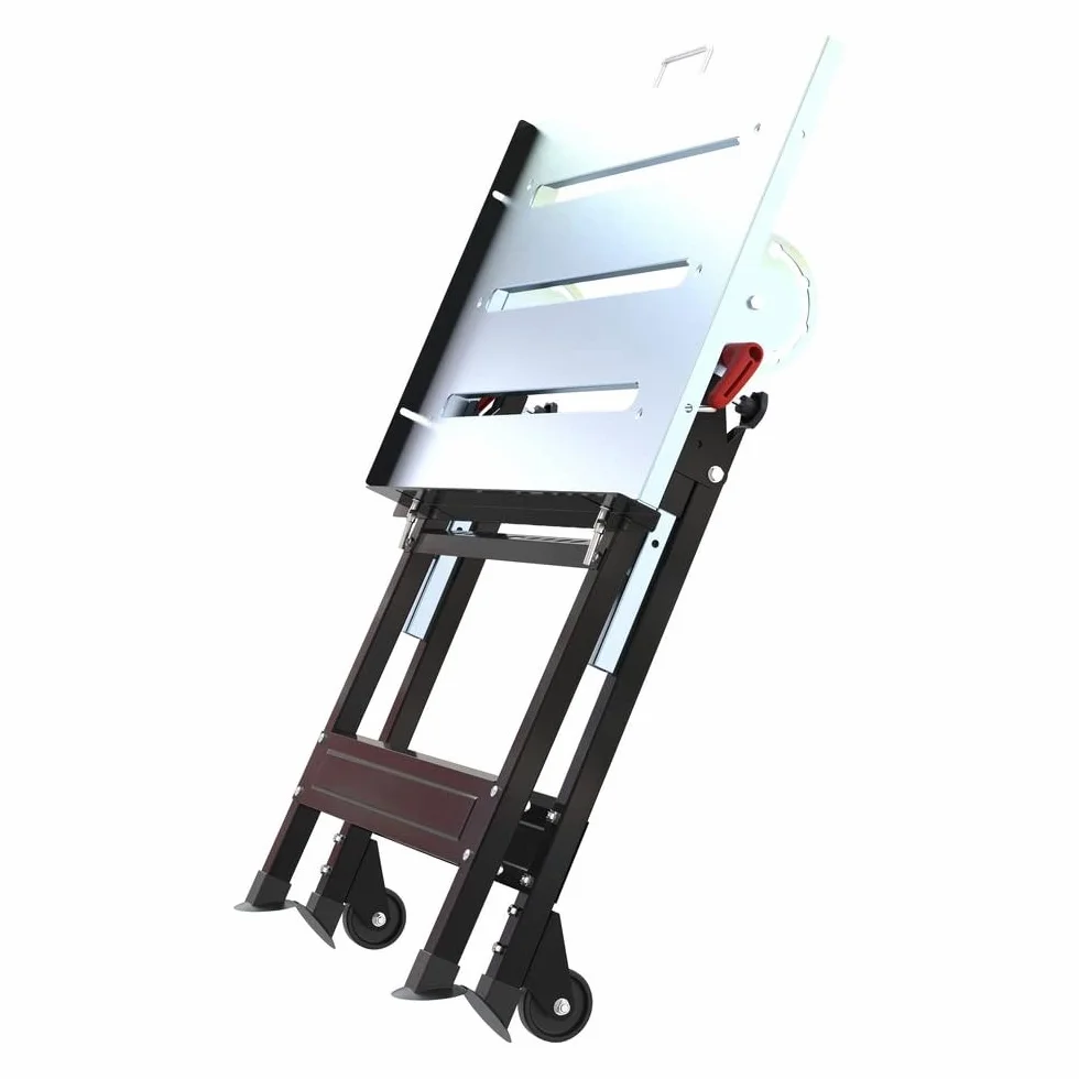 Güde MSKT 760 Mesa Plegable para Soldar Plataforma de Trabajo Galvanizada 76 x 51 cm 150 kg Altura Regulable 4 Posiciones Ruedas