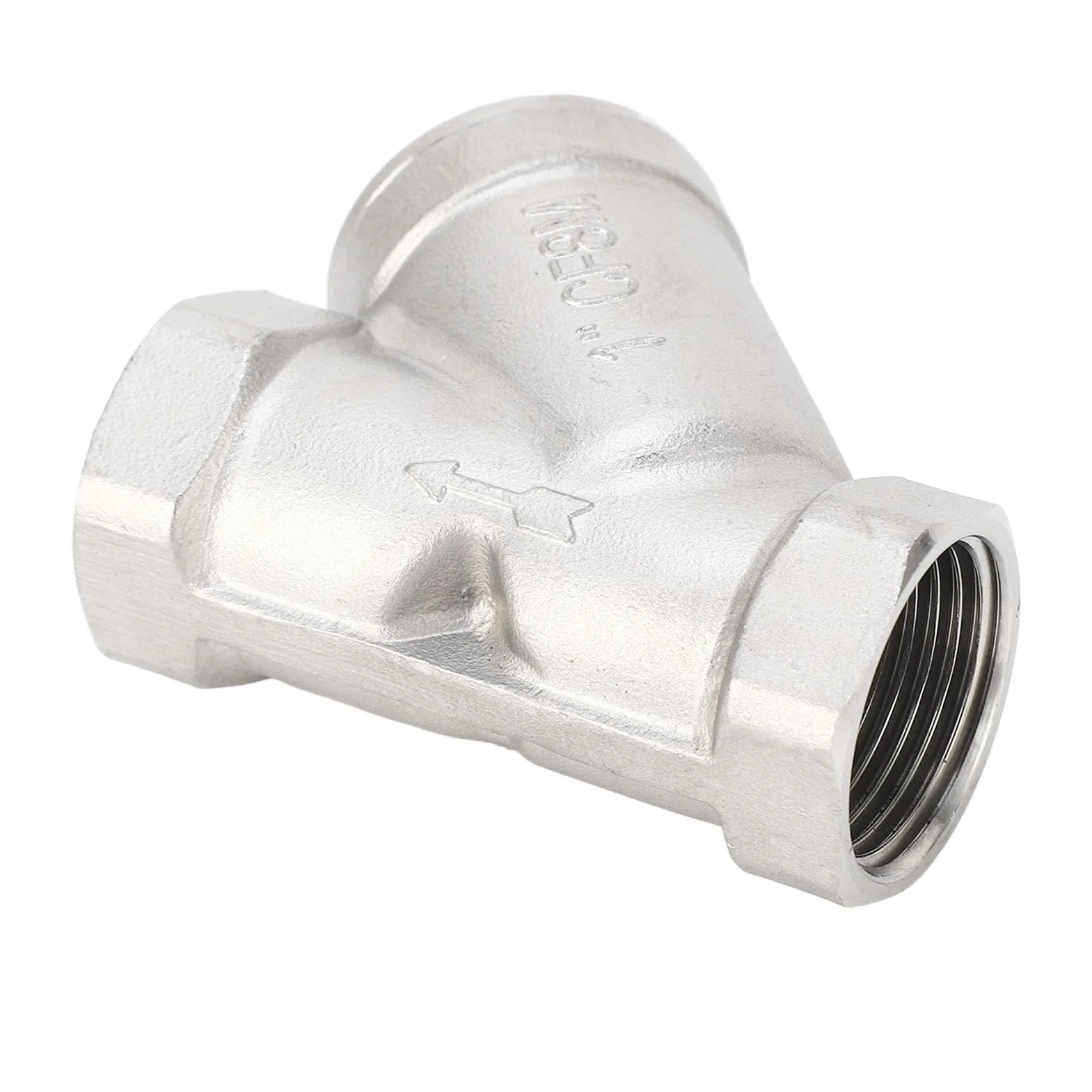 BRRNOO Filtro de Tubería de Agua Acero Inoxidable 304 en Forma de Y 1 Pulgada DN25 Rosca