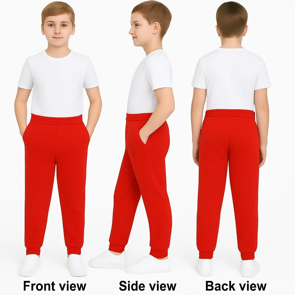 KHIM Pantalones deportivos unisex para niños y niñas